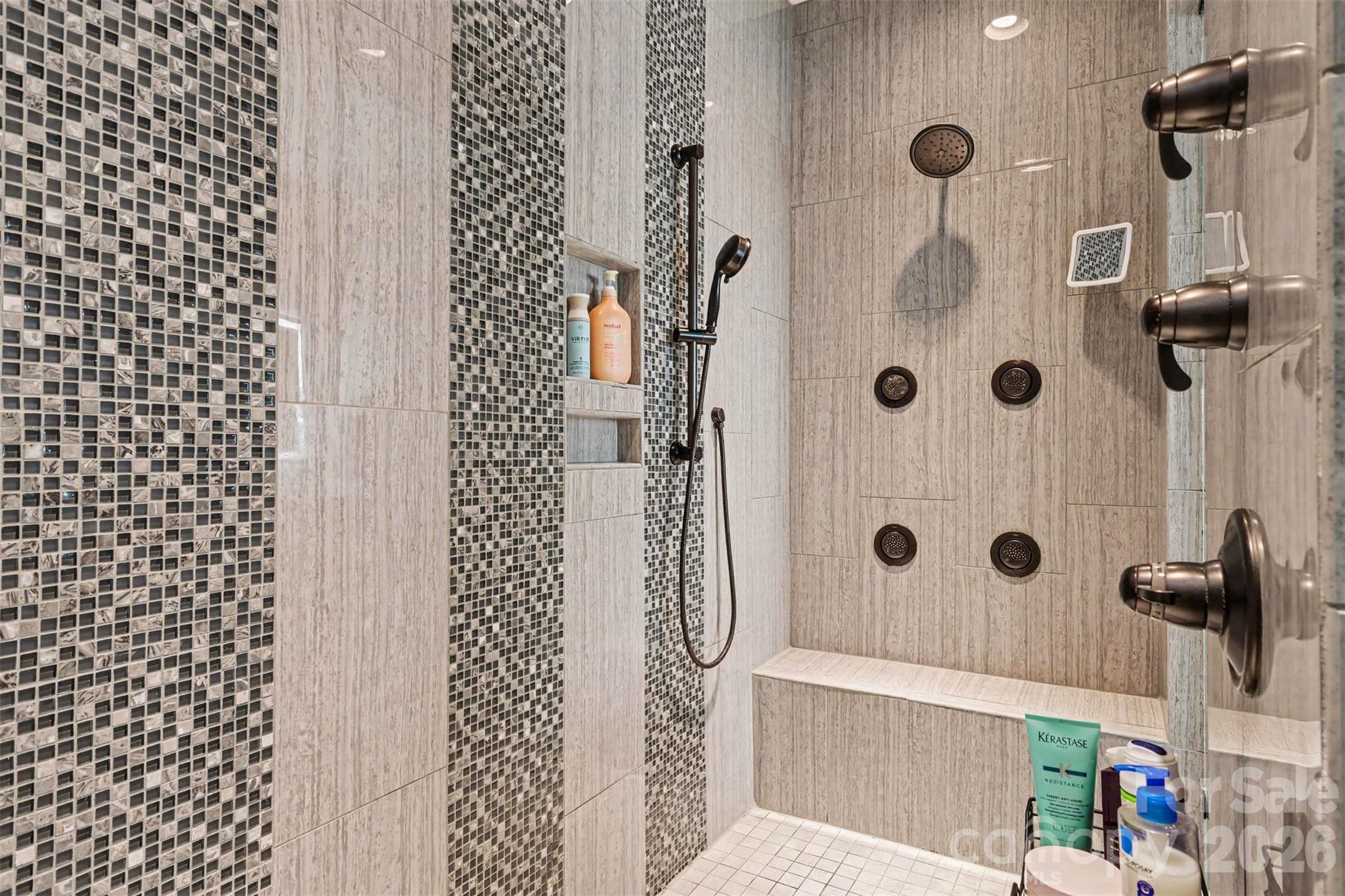 Spa level Primary Shower - 726 Kathy Dianne Drive, Fort Mill
