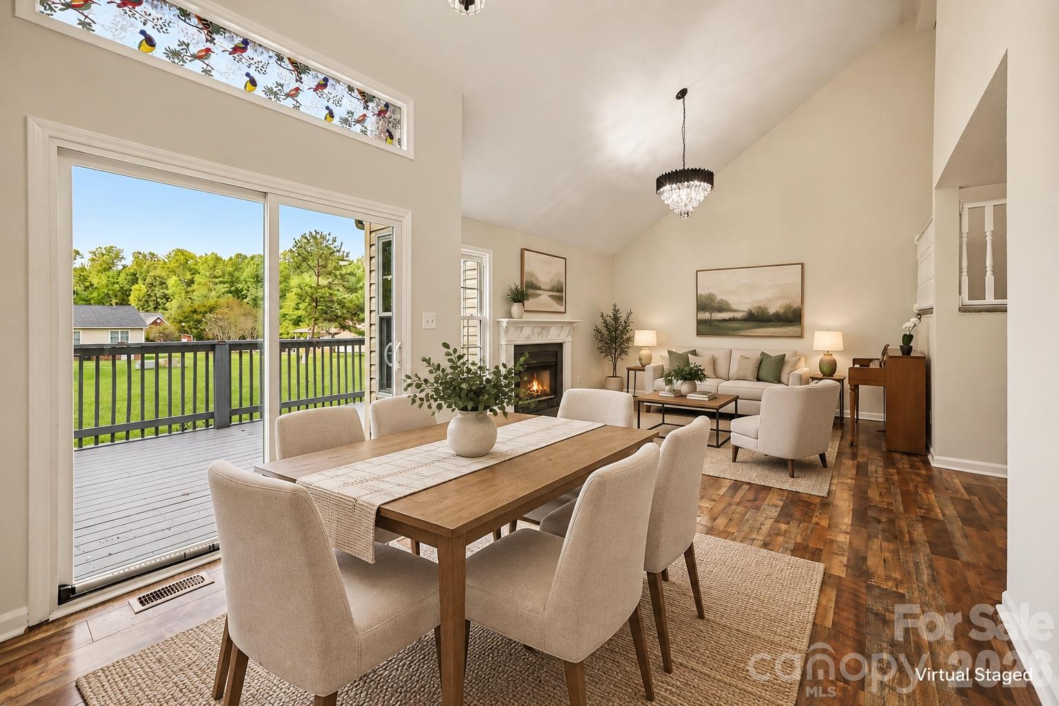 Dining virtual staged - 325 Briarcliff Road, Grover