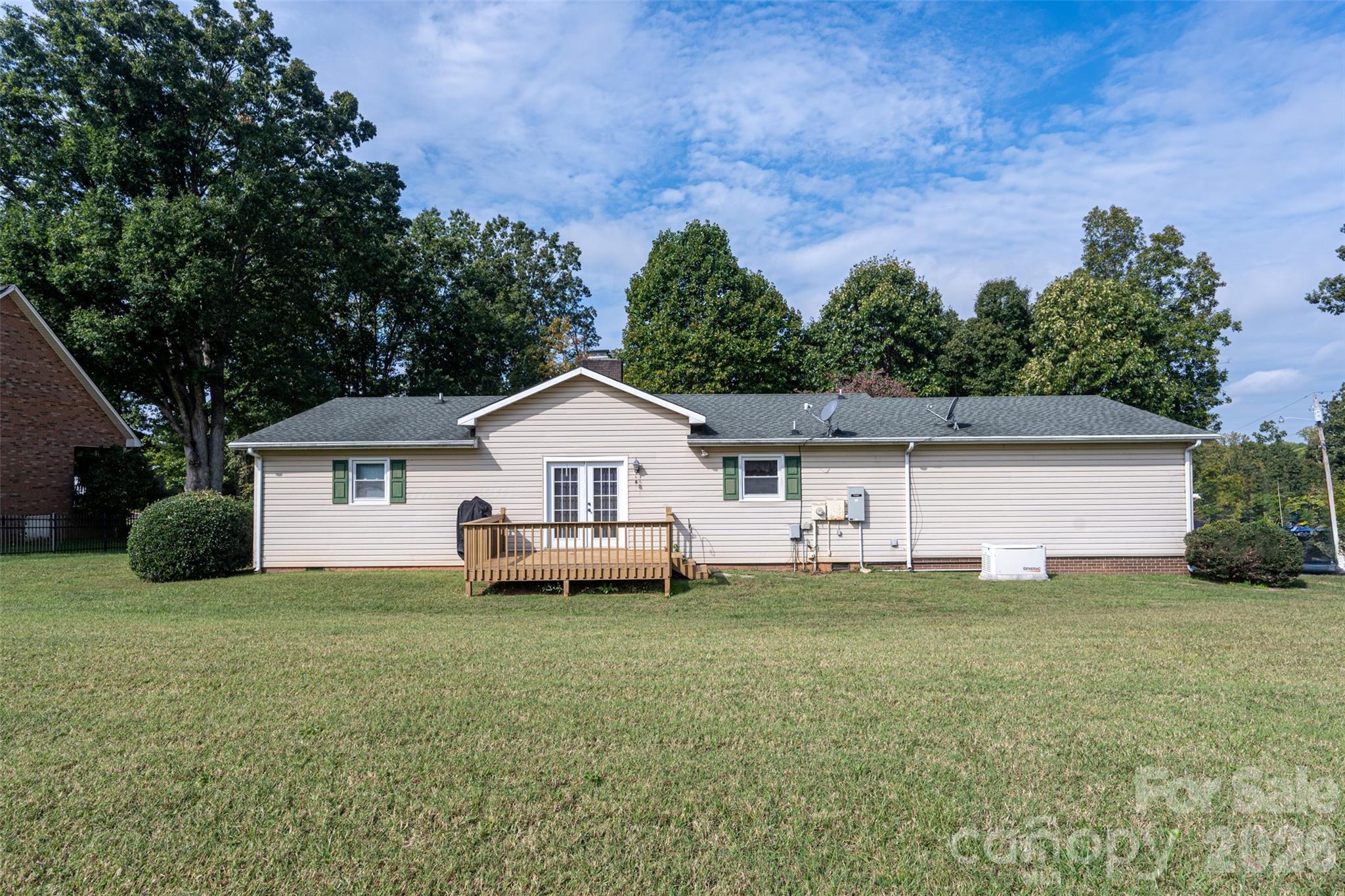 Back with generator seen - 1440 Barbara Drive, Cherryville
