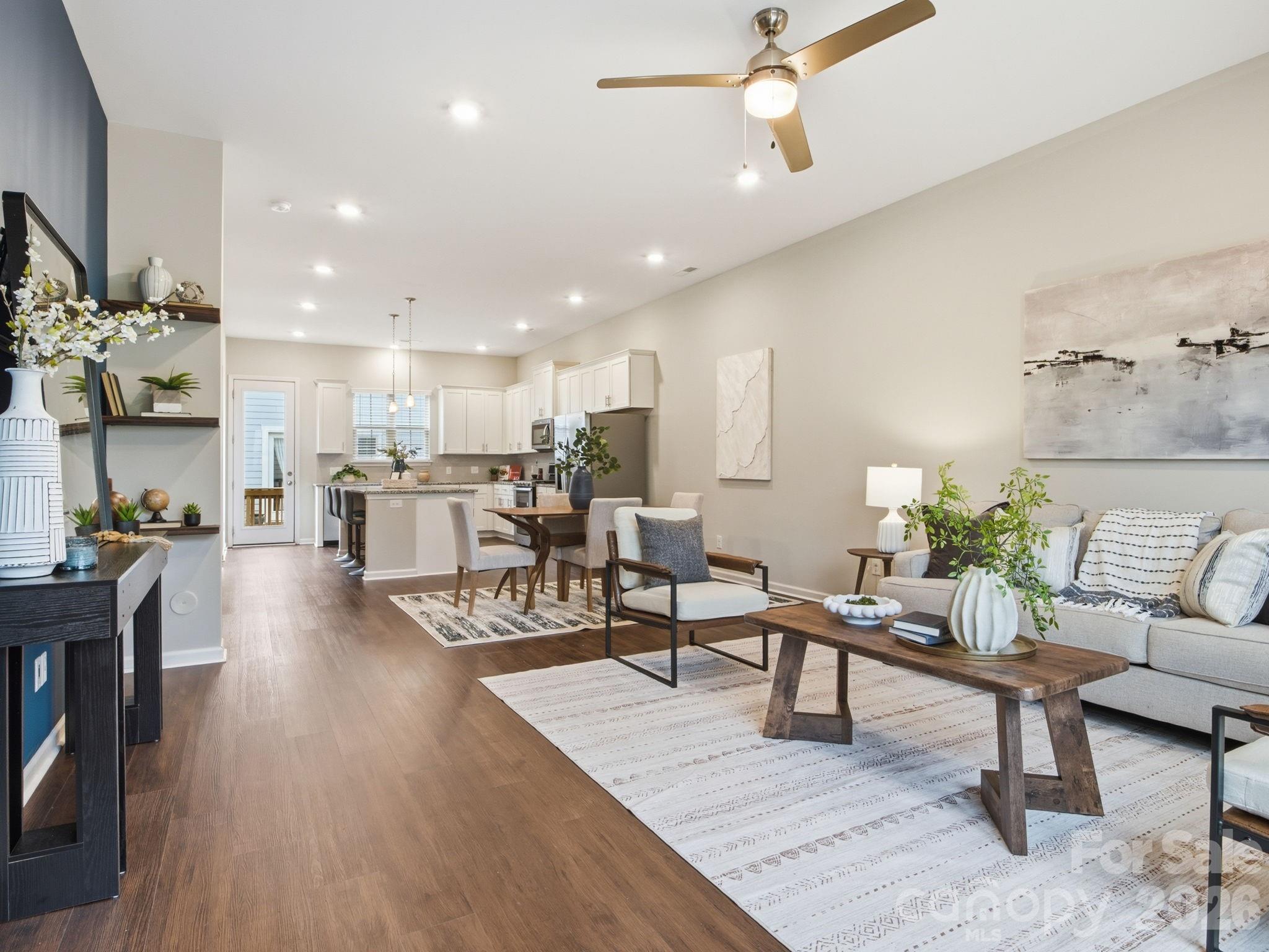 Open living space - 1038 Doveridge Street, Charlotte