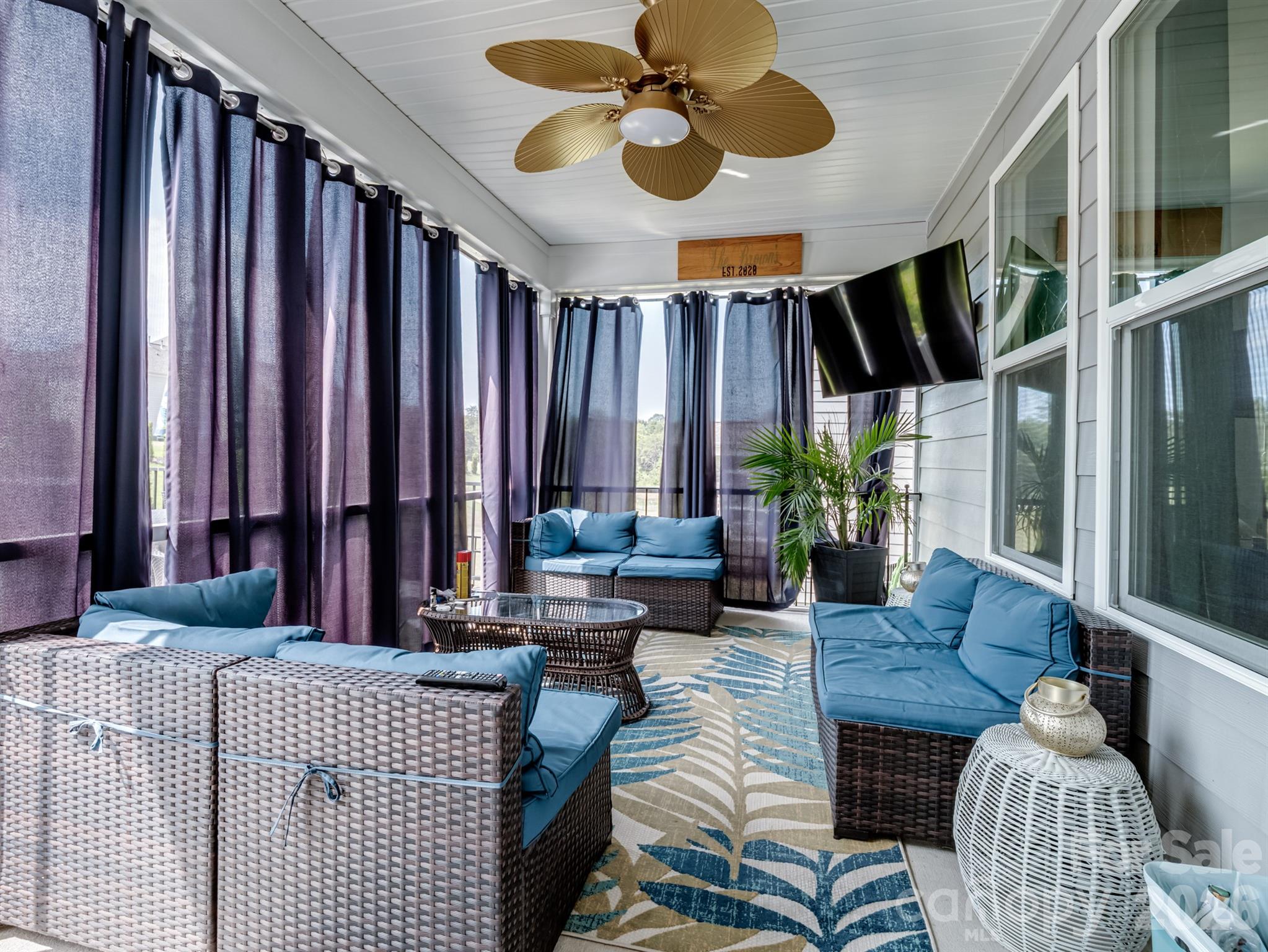 Screened in porch - 15213 Shallow Ridge Road, Charlotte