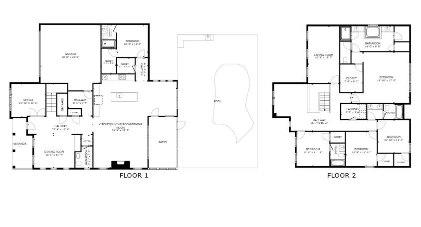 Floor plan - 15213 Shallow Ridge Road, Charlotte