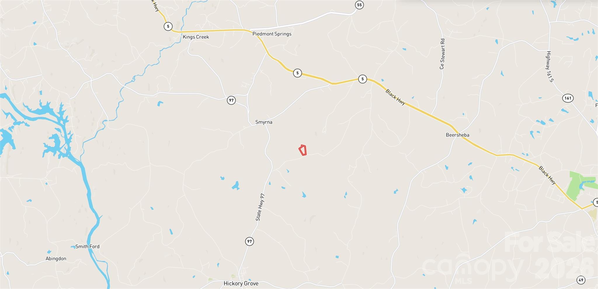 Zoomed out Location Map - 1350 McKnight Road, Smyrna