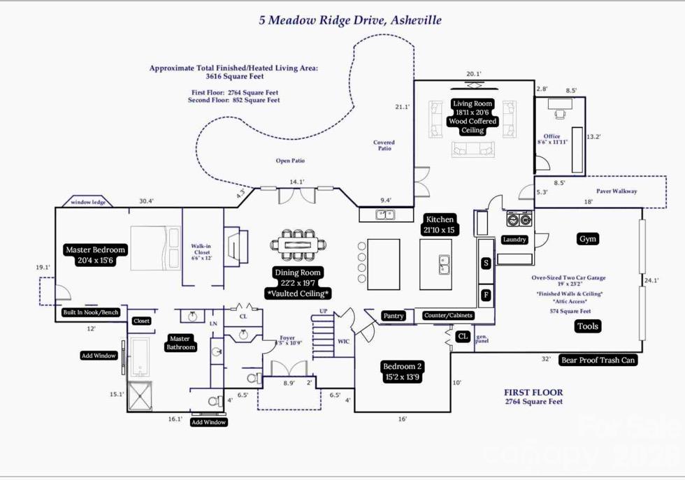 Single Family Residence at 5 Meadow Ridge Drive, Asheville, photo 47 of 48