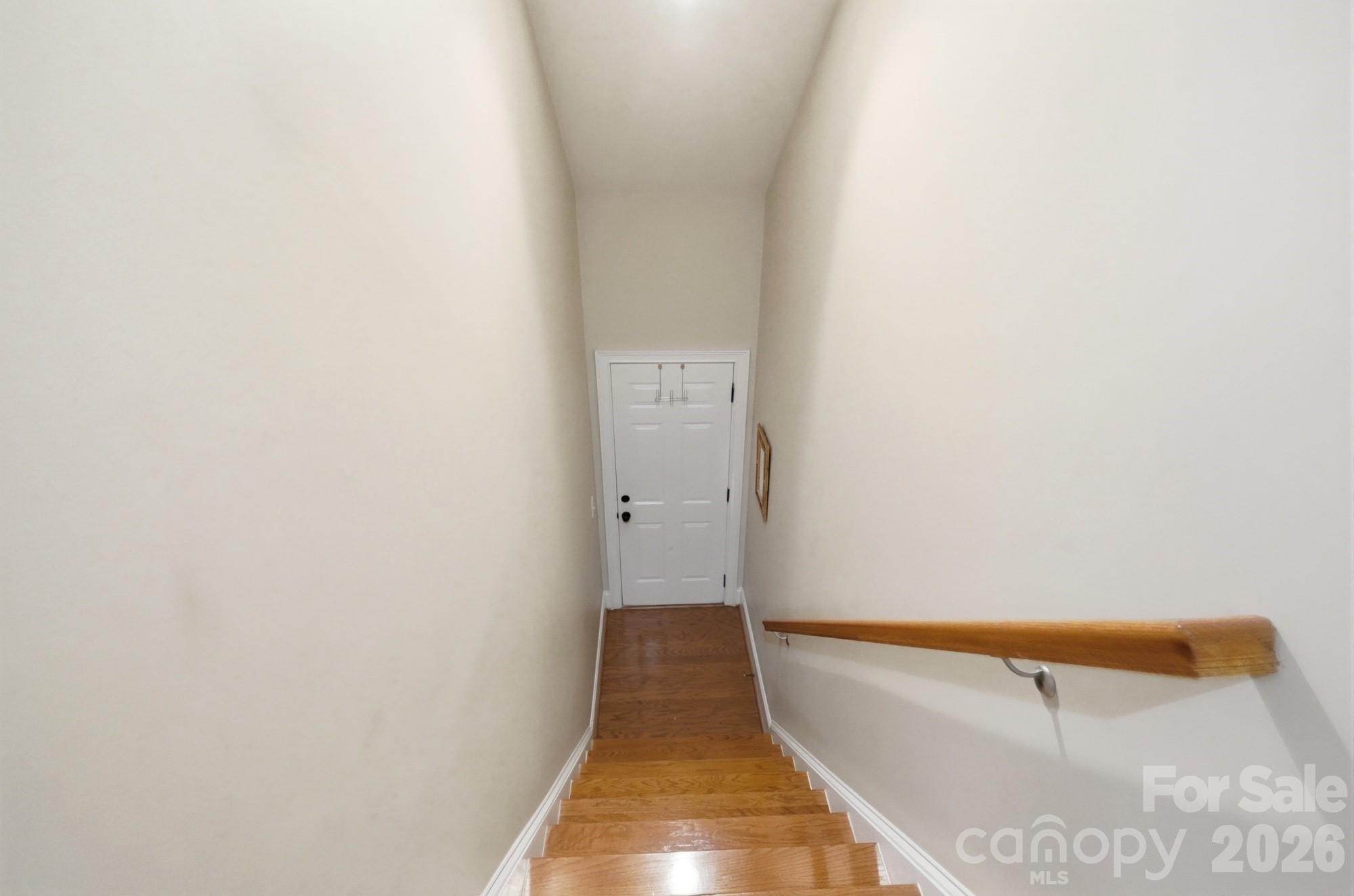 Stairs from main level to garage - 427 Dumbarton Street NW, Concord