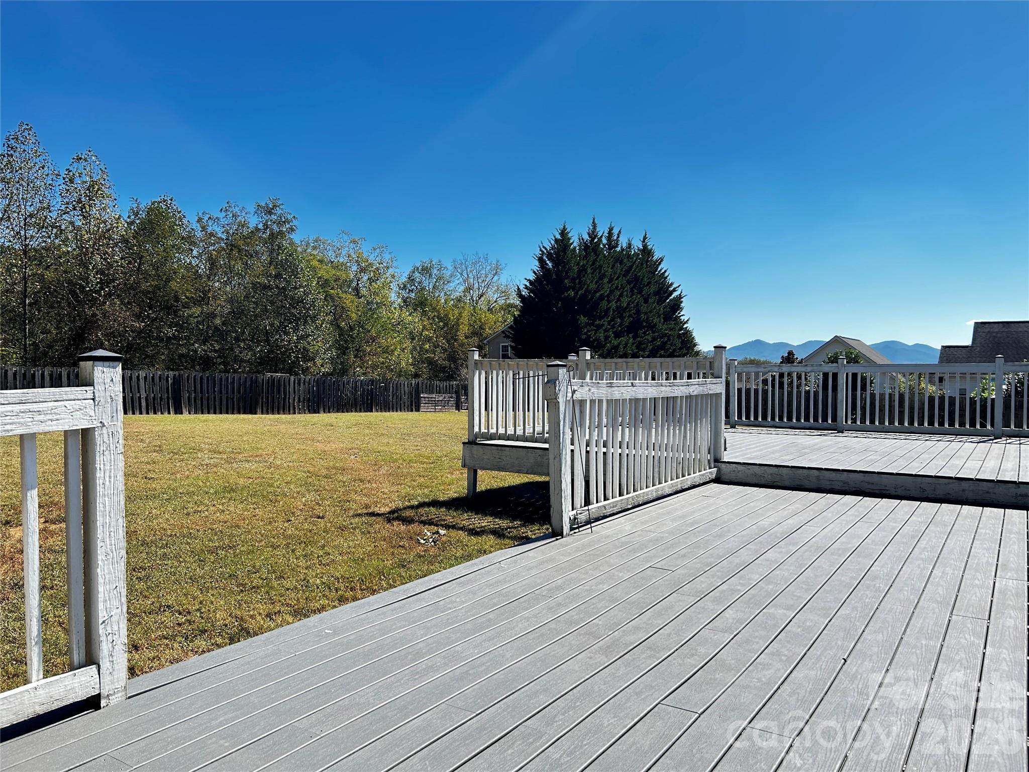 The Deck Flows onto The Yard - 224 Pete Luther Road, Candler