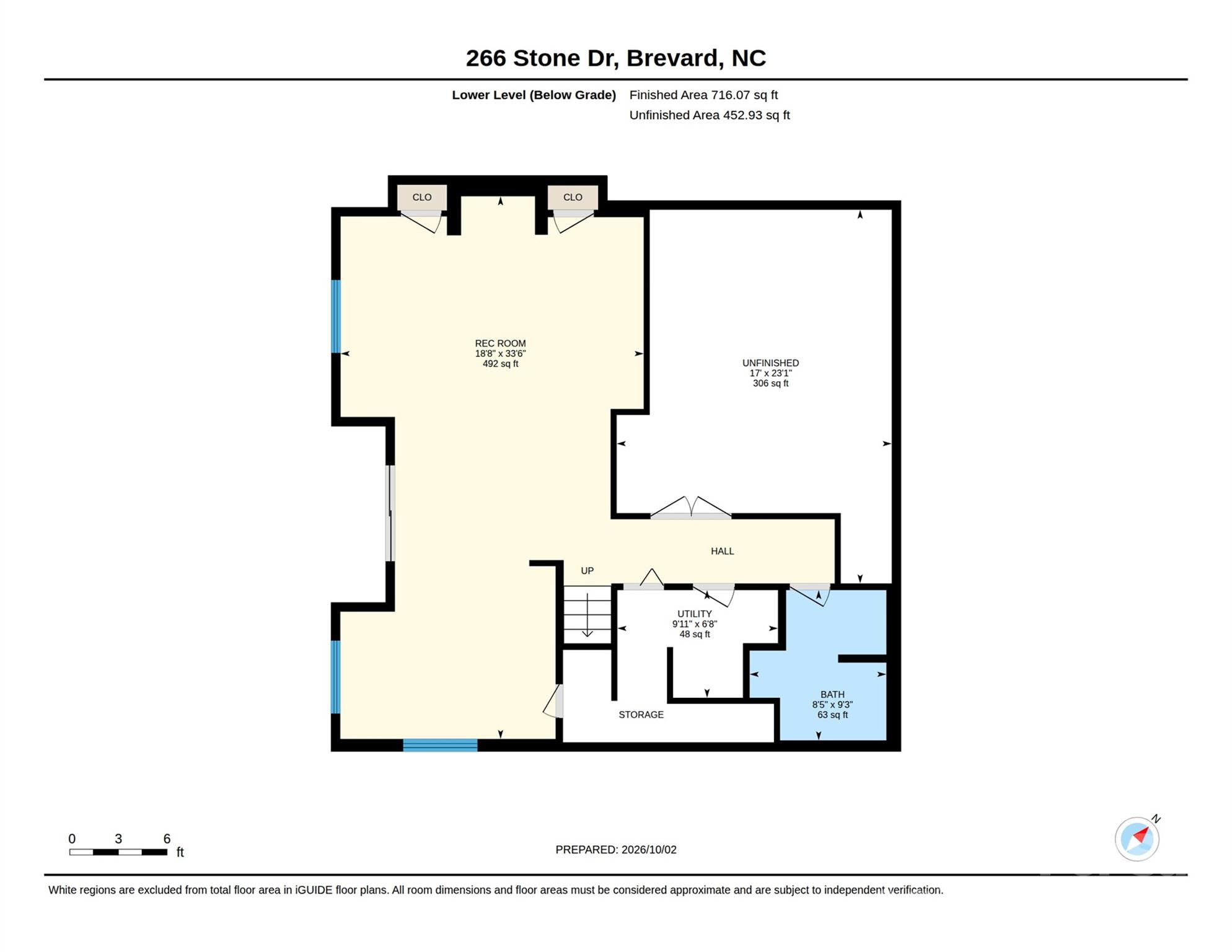 Walkout Basement - 266 Stone Drive, Brevard