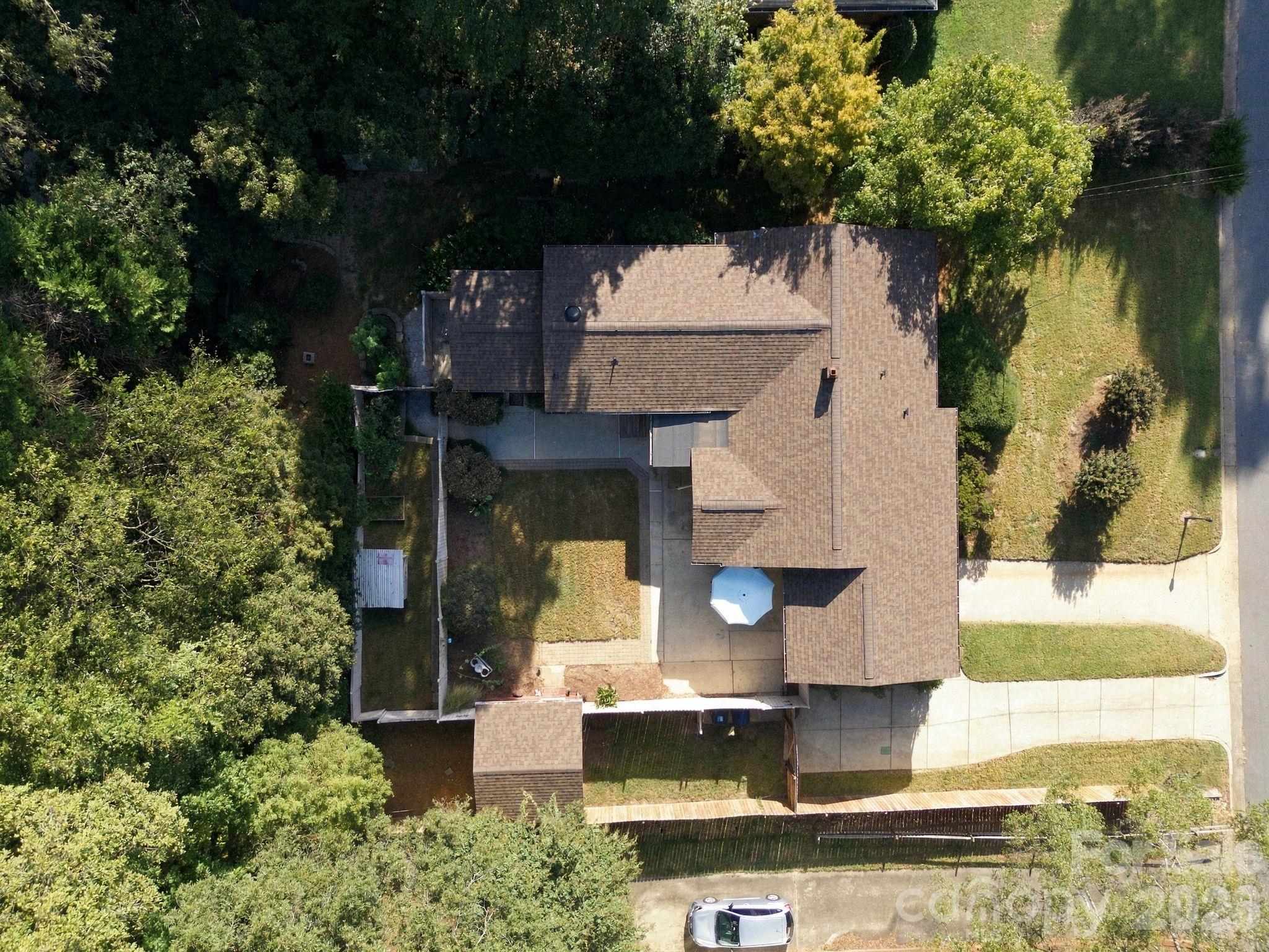 Aerial View - 123 Hillside Avenue SW, Concord