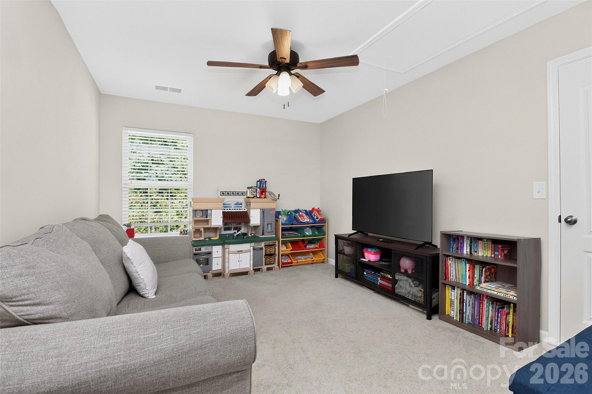 Loft upstairs with fan - 78066 Rillstone Drive, Lancaster