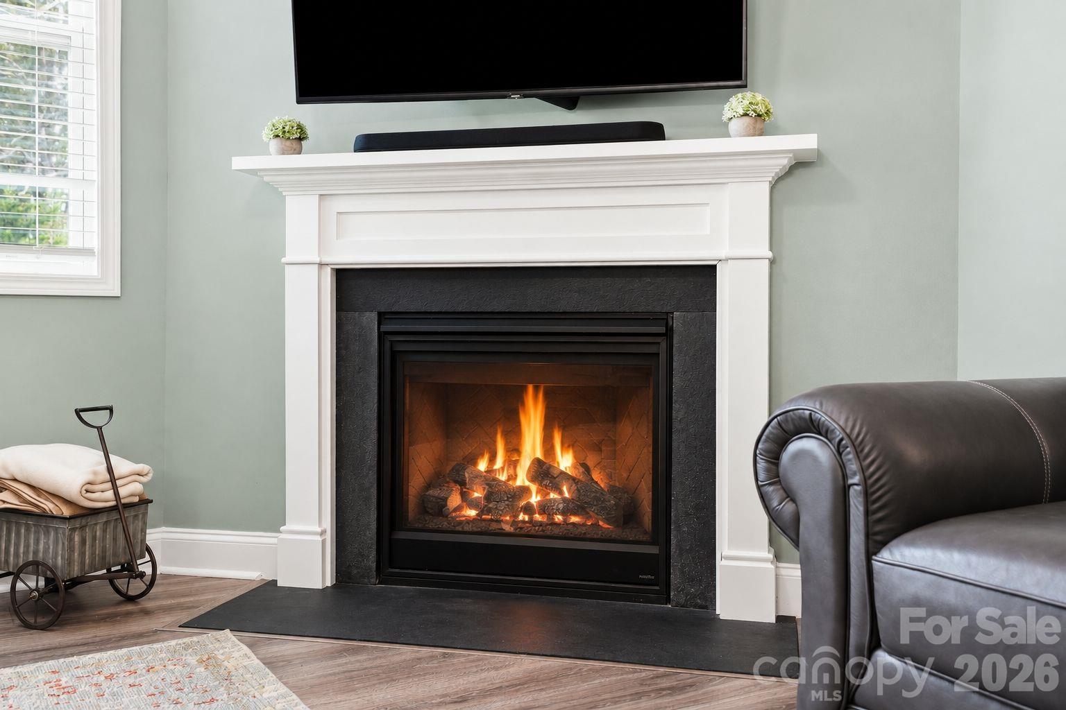 Gas fireplace - 451 Fox Cove Cove, Hendersonville
