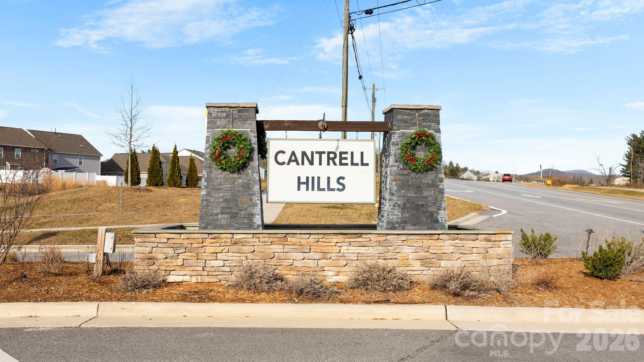 Entrance to Cantrell Hills - 451 Fox Cove Cove, Hendersonville