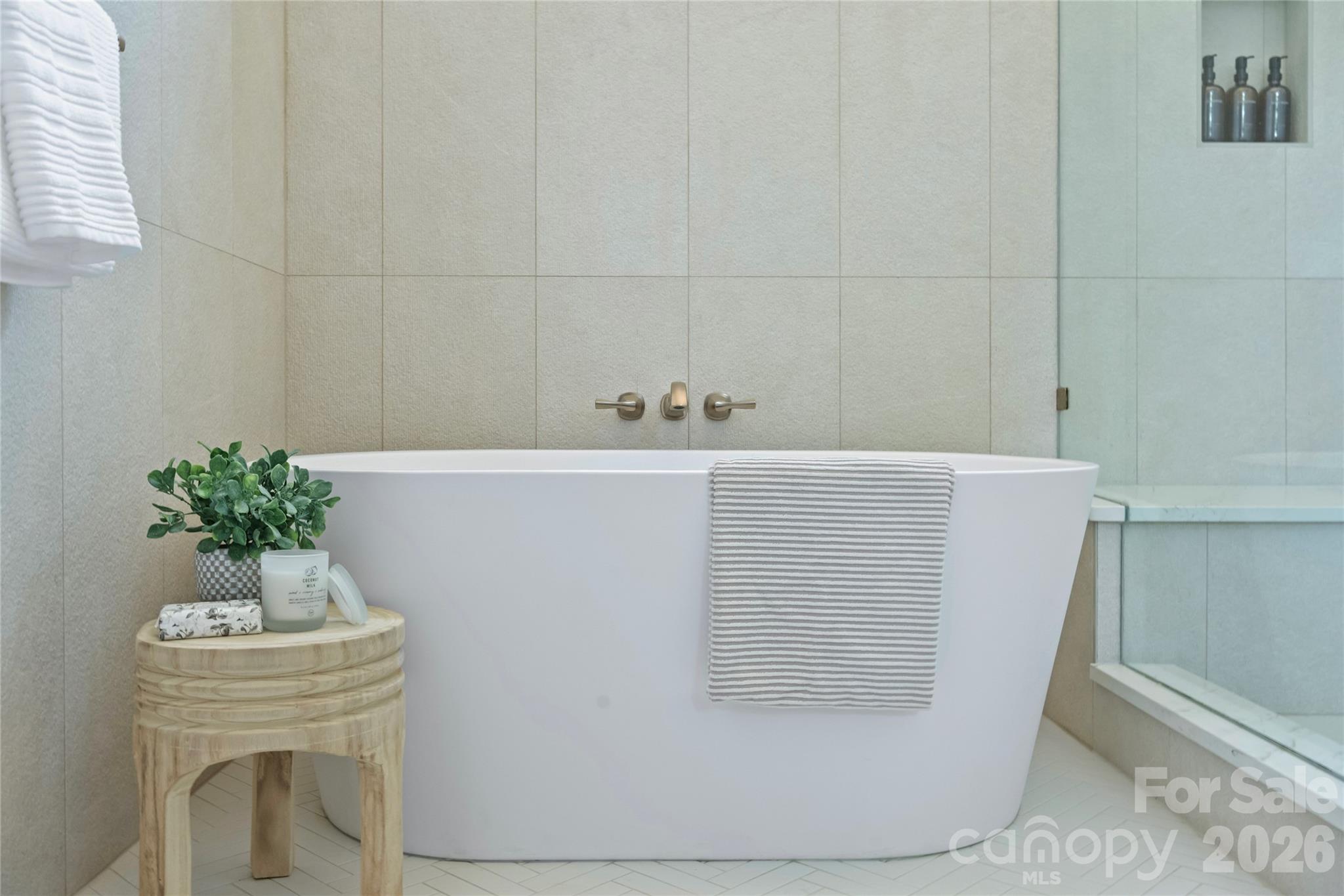 Primary bath - 1205 Jersey Lane, Charlotte
