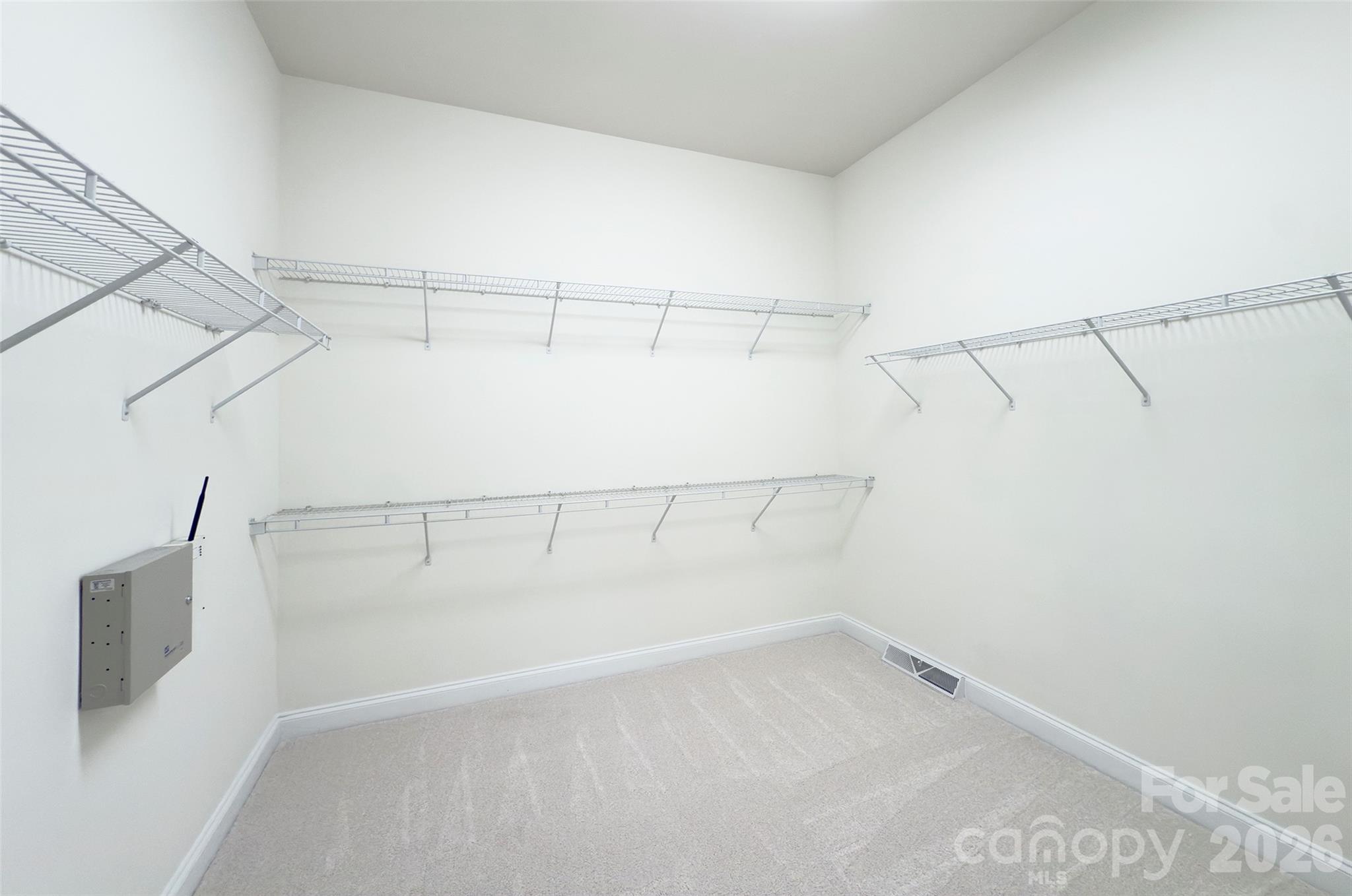 Primary closet, brand new carpet! - 16418 Spruell Street, Huntersville