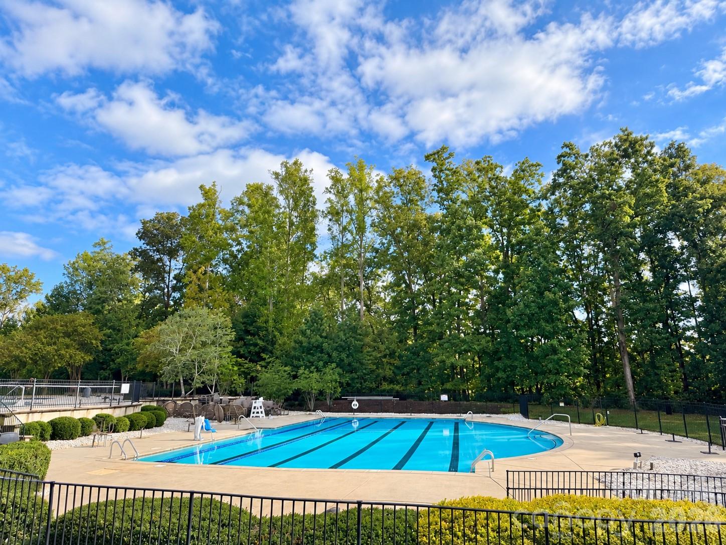 Resort- style living with a junior Olympic-sized pool to enjoy all summer long. - 8149 Merryvale Lane, Charlotte