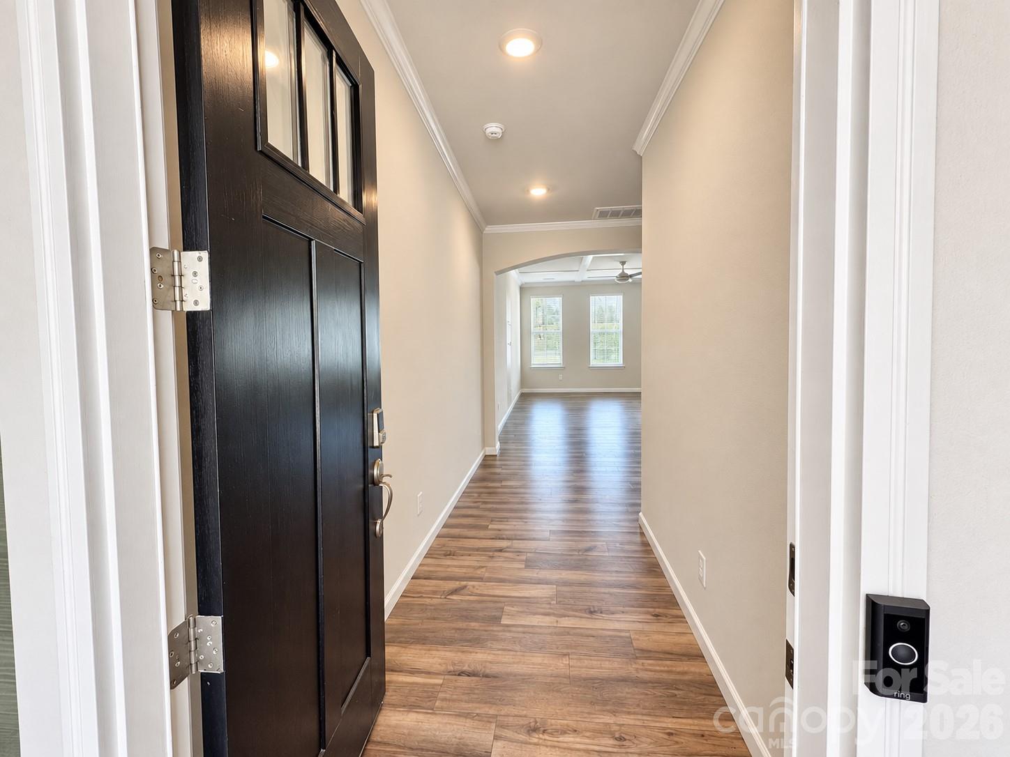 Entrance view from the front door - 8149 Merryvale Lane, Charlotte
