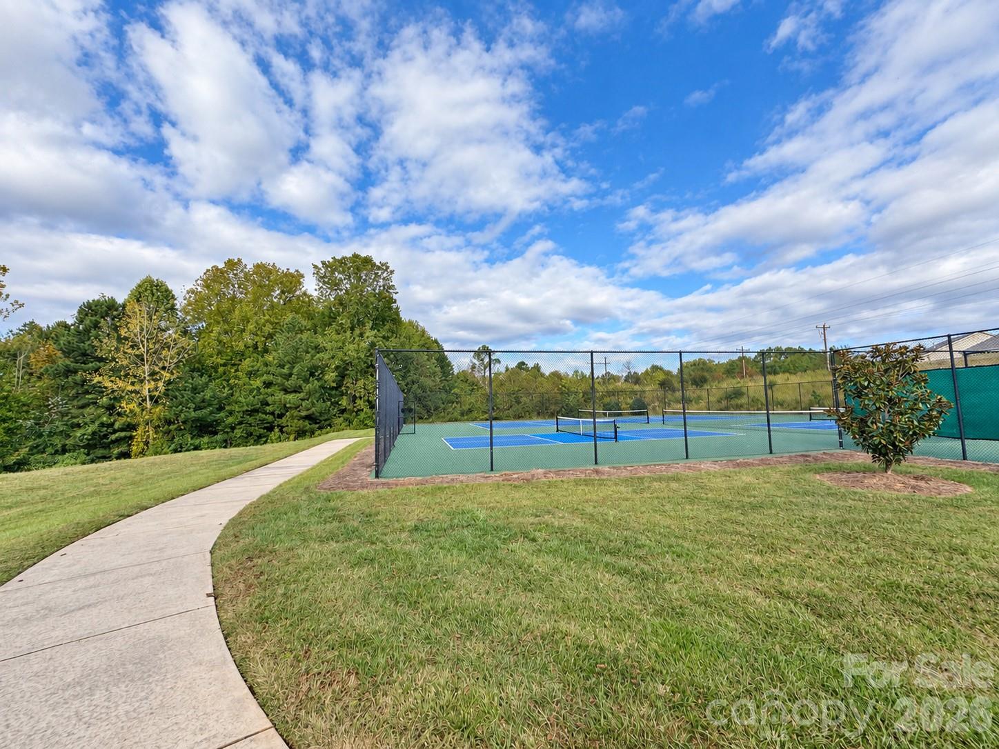 Tennis, pickle ball, and bocce ball courts. - 8149 Merryvale Lane, Charlotte