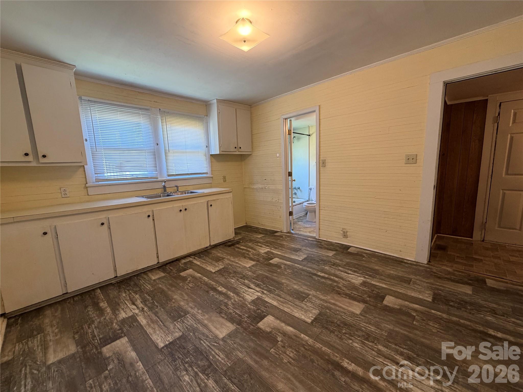 Kitchen with bathroom and laundry attached - 509 Denver Street, Kannapolis