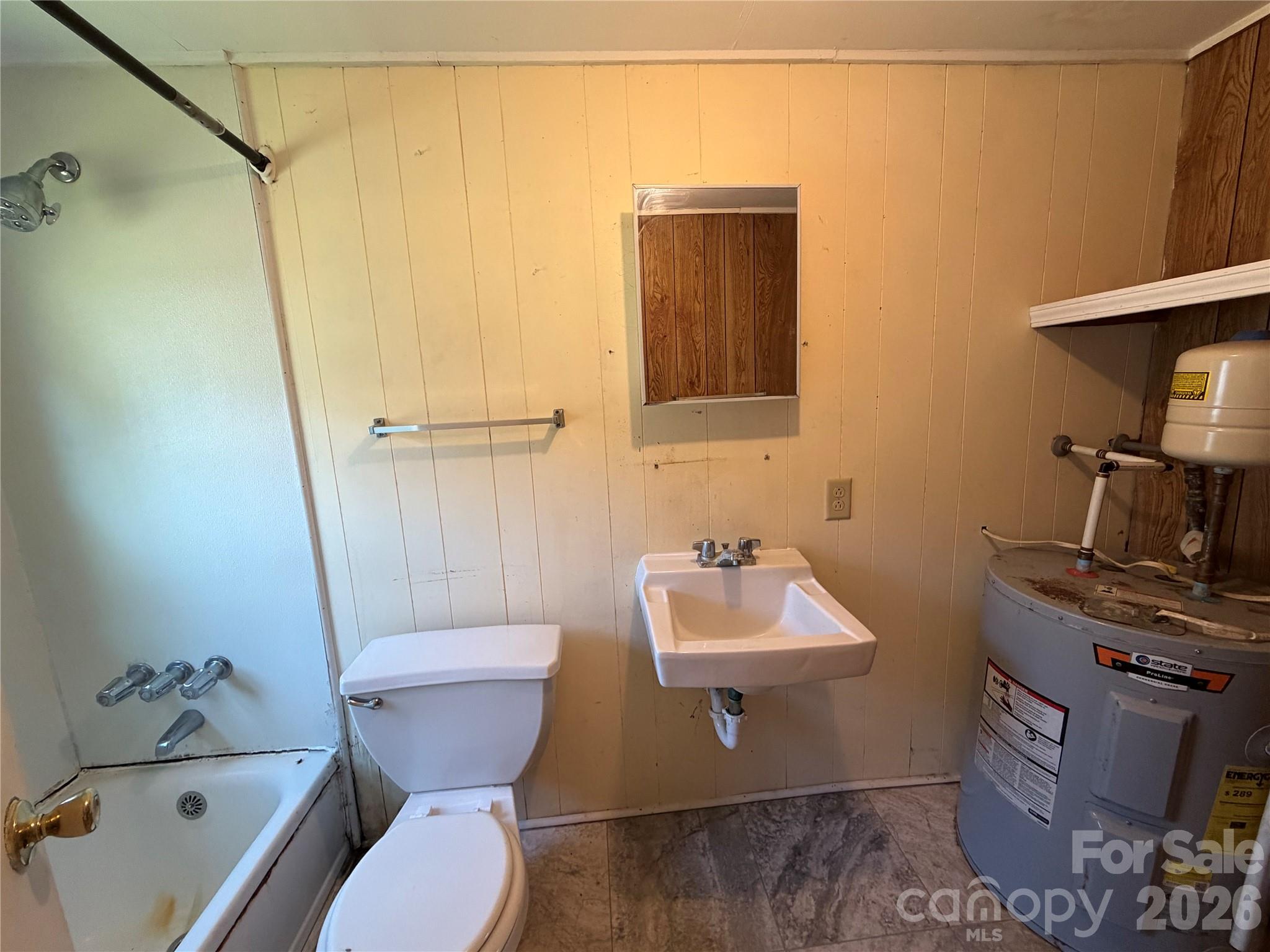 Bathroom 1 off of  kitchen - 509 Denver Street, Kannapolis