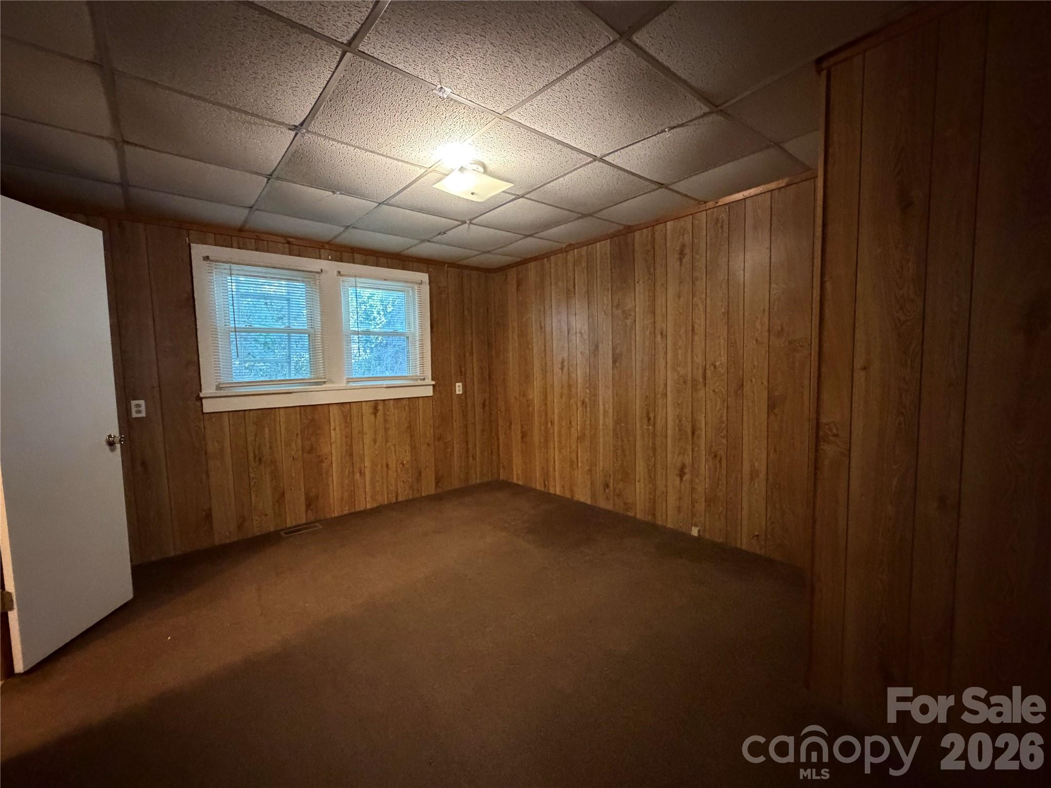 Primary bedroom at back of house with bathroom attached - 509 Denver Street, Kannapolis