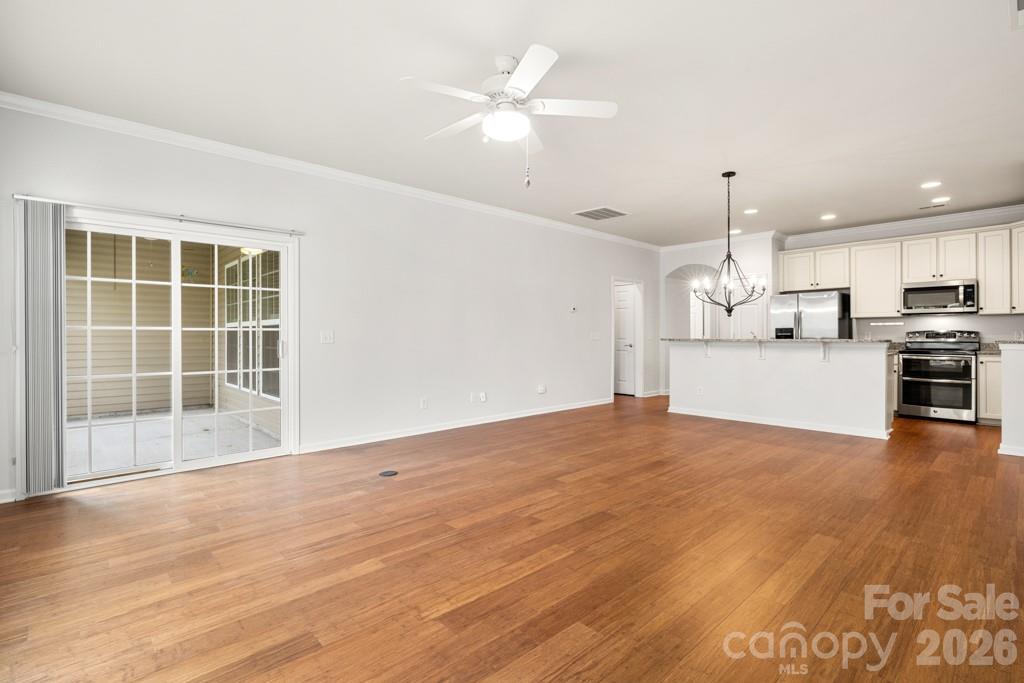 Another view of the family room and dining area - 9018 Smokey Hill Lane, Indian Land