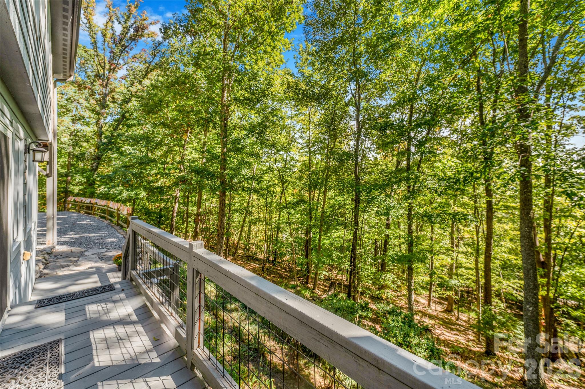 Lower deck off the downstairs level. - 115 Laurel Wood Drive, Mars Hill