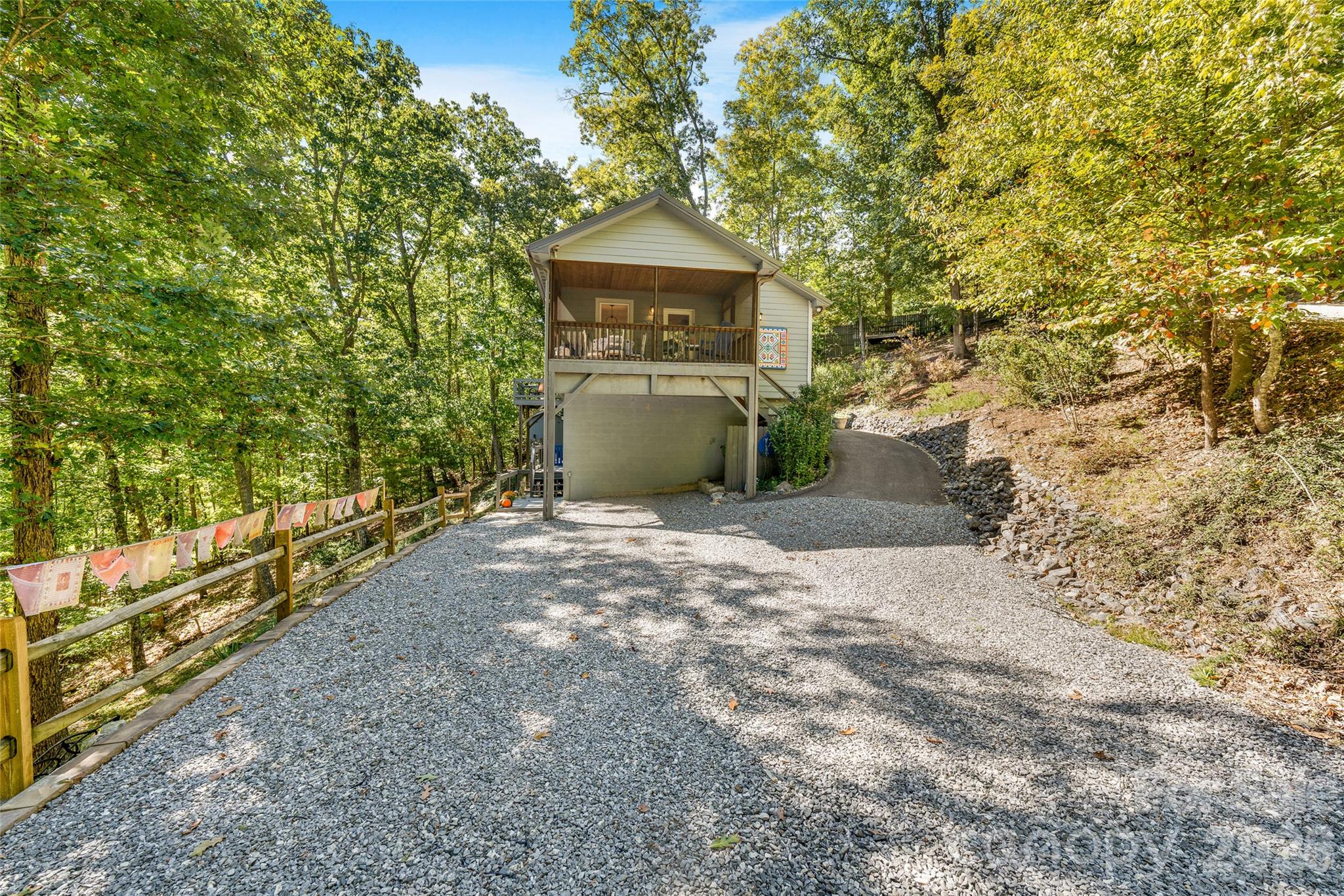 Ample parking and room to turn around. - 115 Laurel Wood Drive, Mars Hill