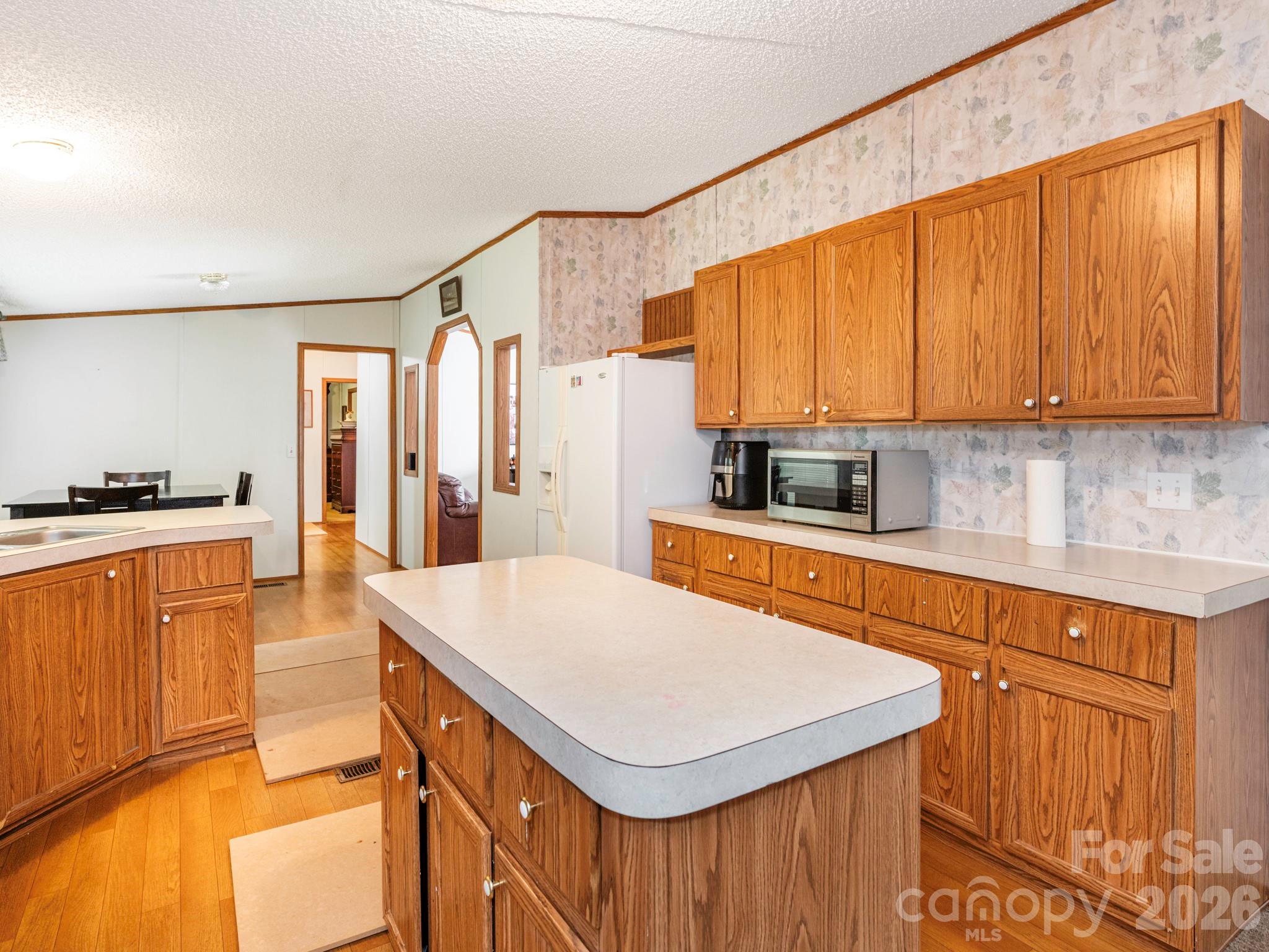 Kitchen with Island that offers storage - 2292 Thornwell Road, Lancaster
