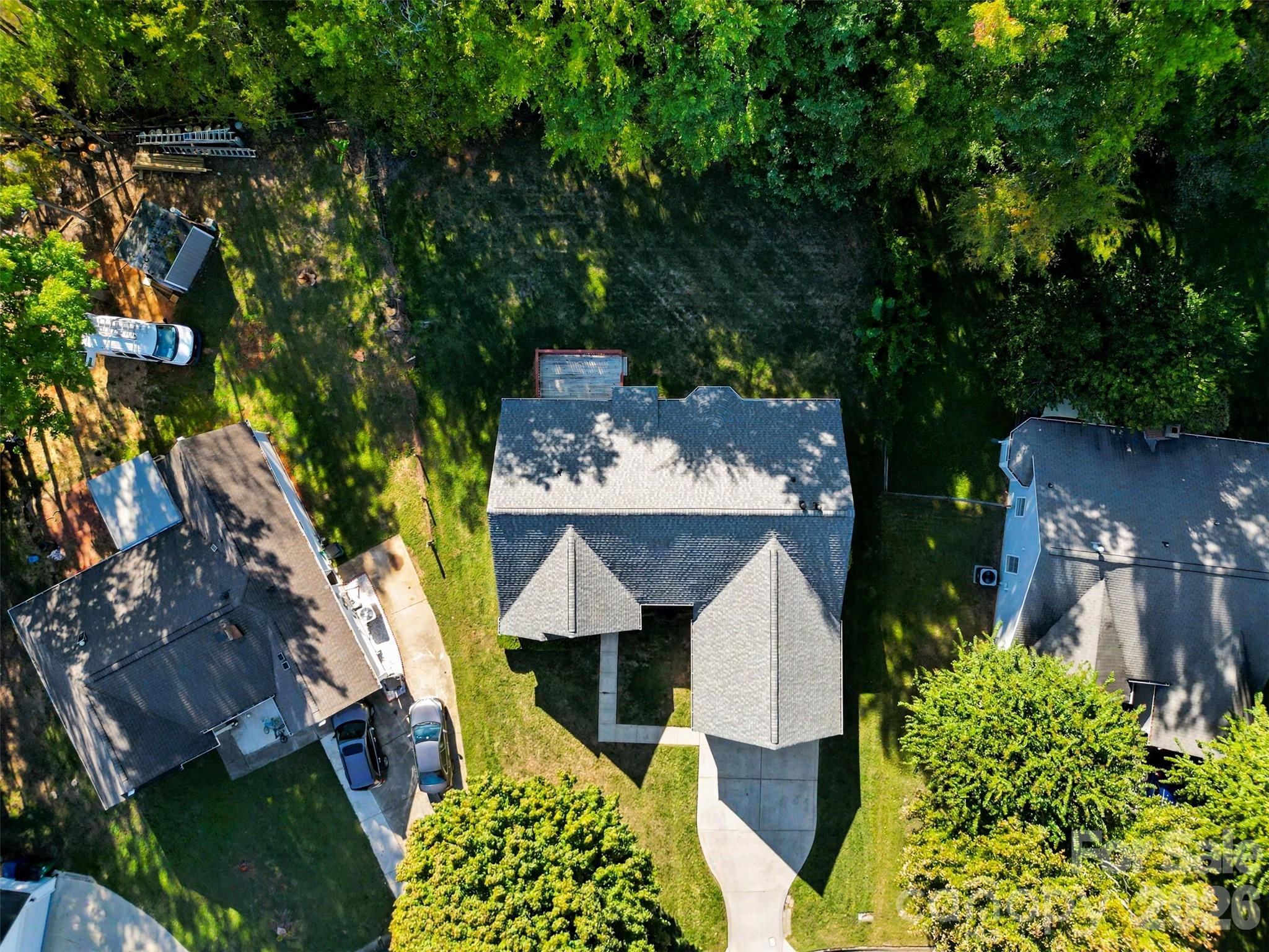 Cul-de-sac location - 11609 Long Forest Drive, Charlotte