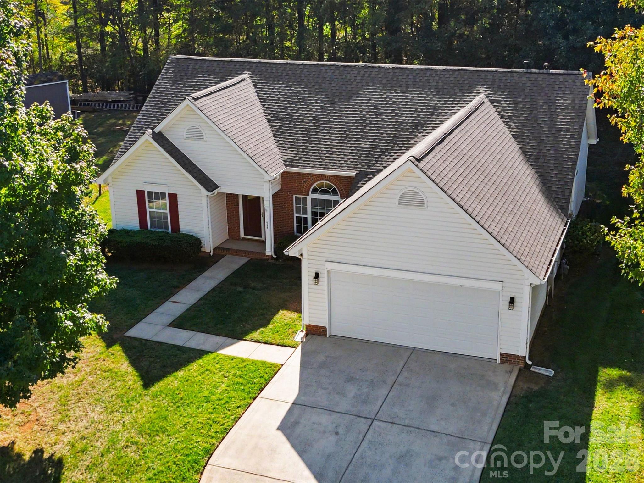 Front of the home - 11609 Long Forest Drive, Charlotte