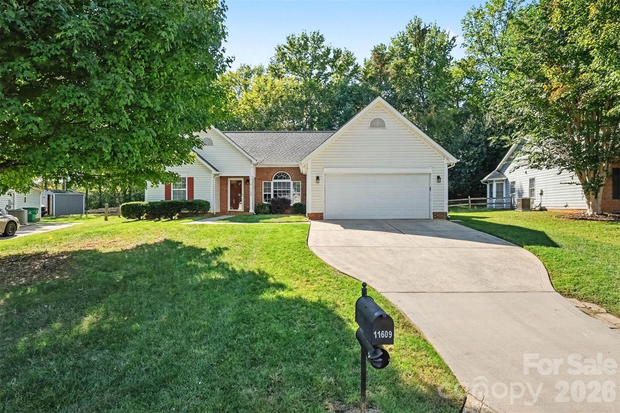 Front of the home - 11609 Long Forest Drive, Charlotte