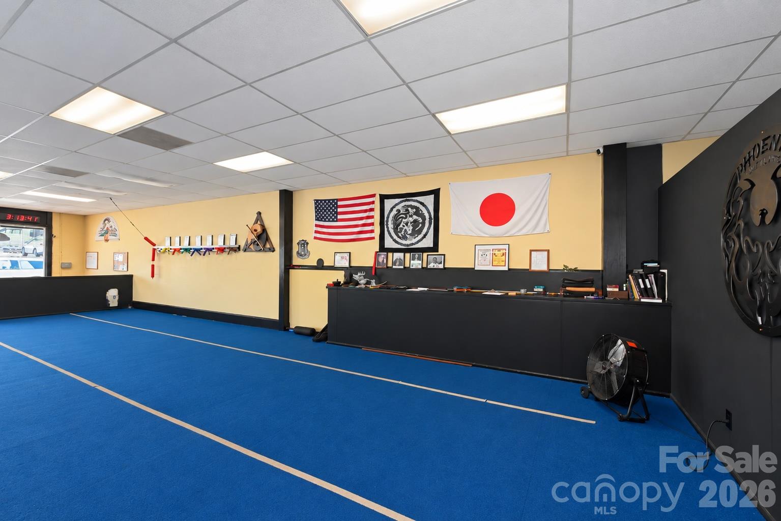 Martial Arts side of the property, 3,115 sq ft on Main level with an additional 1,950 sq.ft. in basement. - 111/113 E Water Street, Statesville