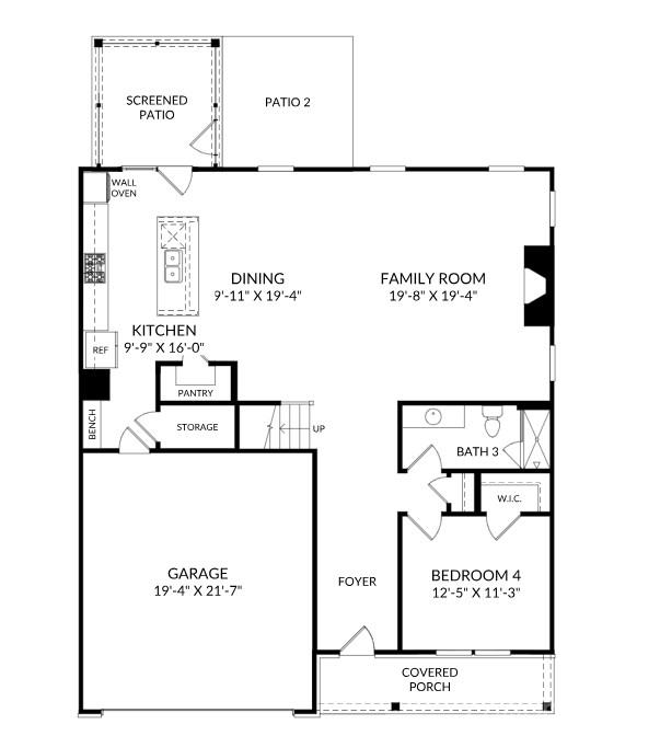 Main Level - 1912 Pine Nut Trail, Indian Trail