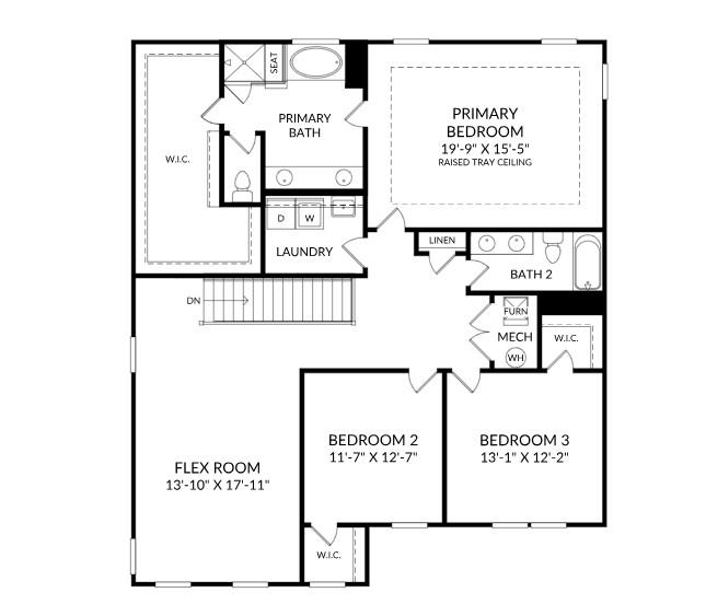 Upper Level - 1912 Pine Nut Trail, Indian Trail