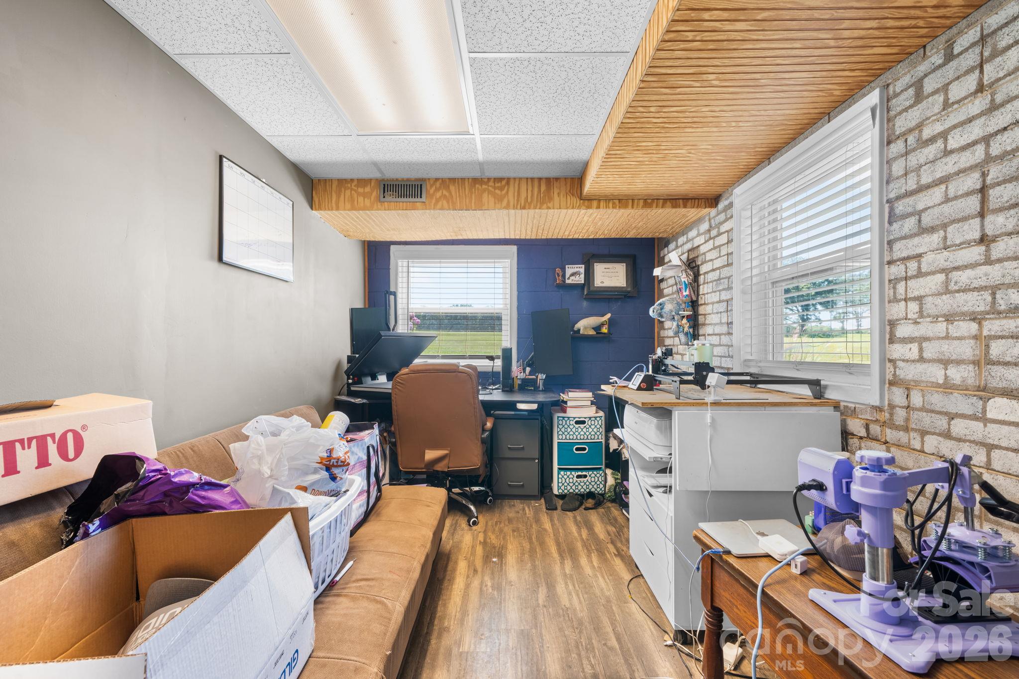 basement office area - 7546 Long Island Road, Catawba