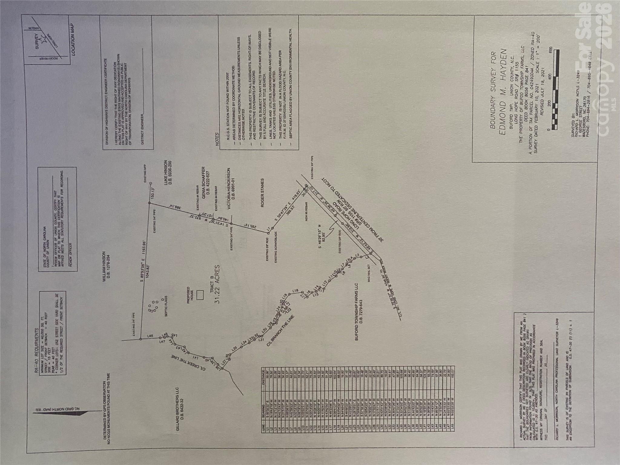 Acreage at 2504 Long Hope Road, Monroe, photo 2 of 2