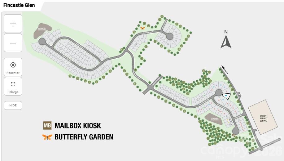 Fincastle Glen Sitemap - 304 Fincastle Glen Road, Shelby
