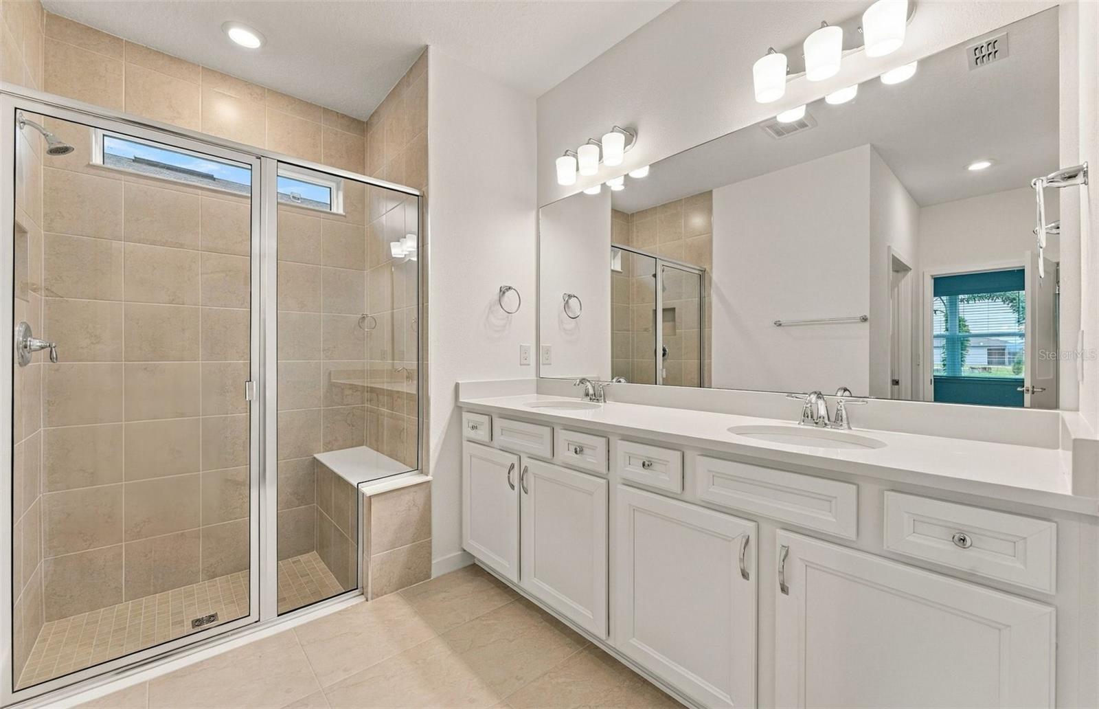 Owner's Bath w/Dual Sinks - 15029 SUNBEAM ST, PARRISH