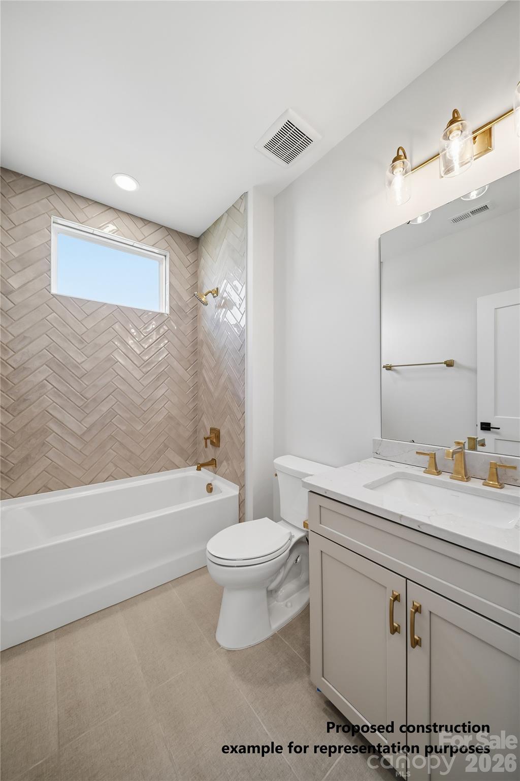 Proposed construction Example for representation purpose - 1006 Sophie Lane, Waxhaw