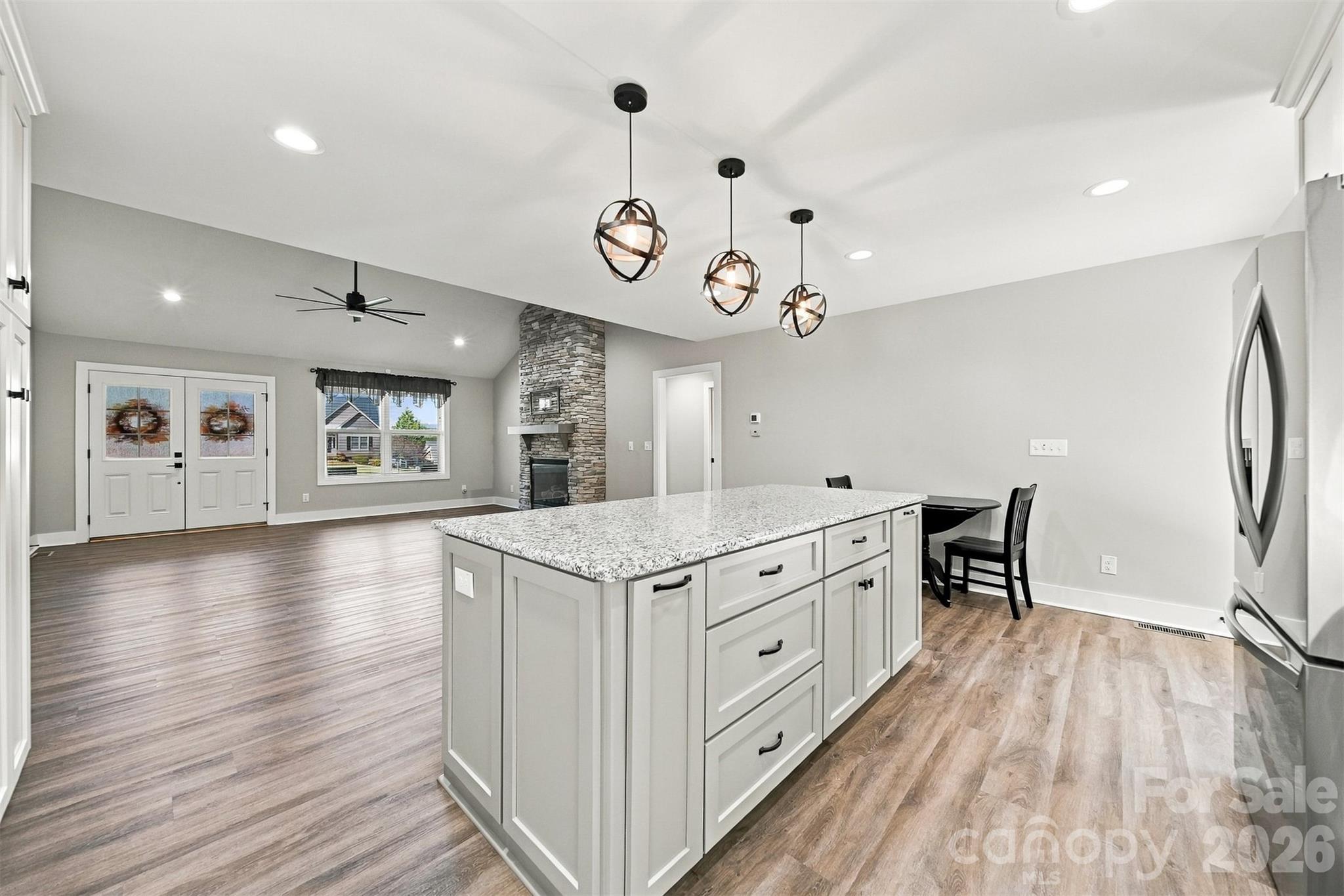 Kitchen/Living Room Open Concept - 41 Emerson Court, Taylorsville