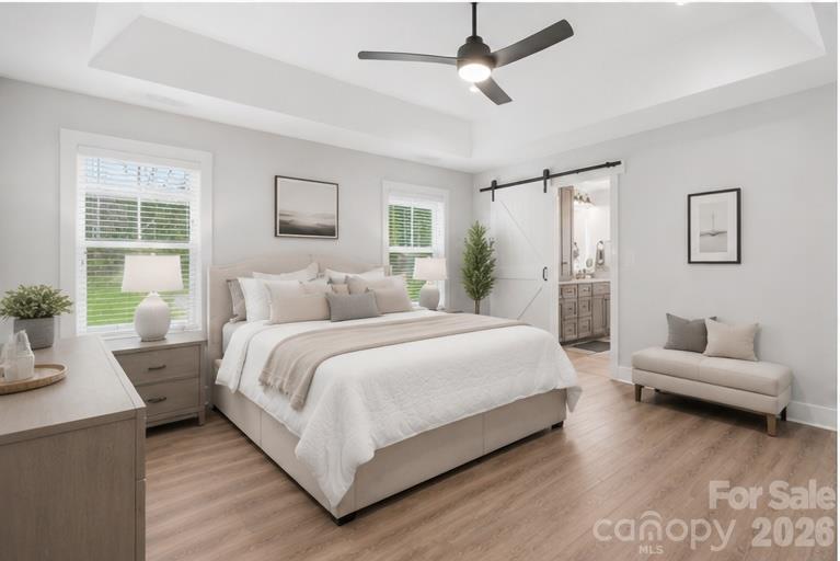 Primary Bedroom, Tray Ceilings - 41 Emerson Court, Taylorsville