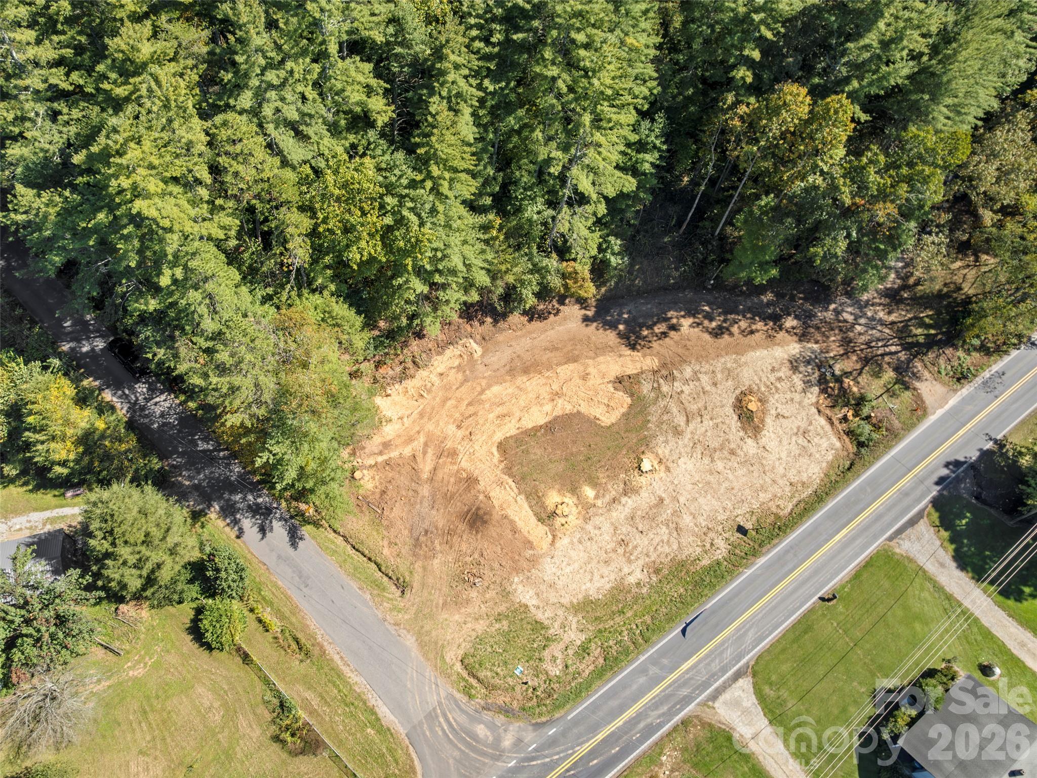 Recently cleared; existing septic, well, and electricity - 920 Mills Gap Road, Fletcher