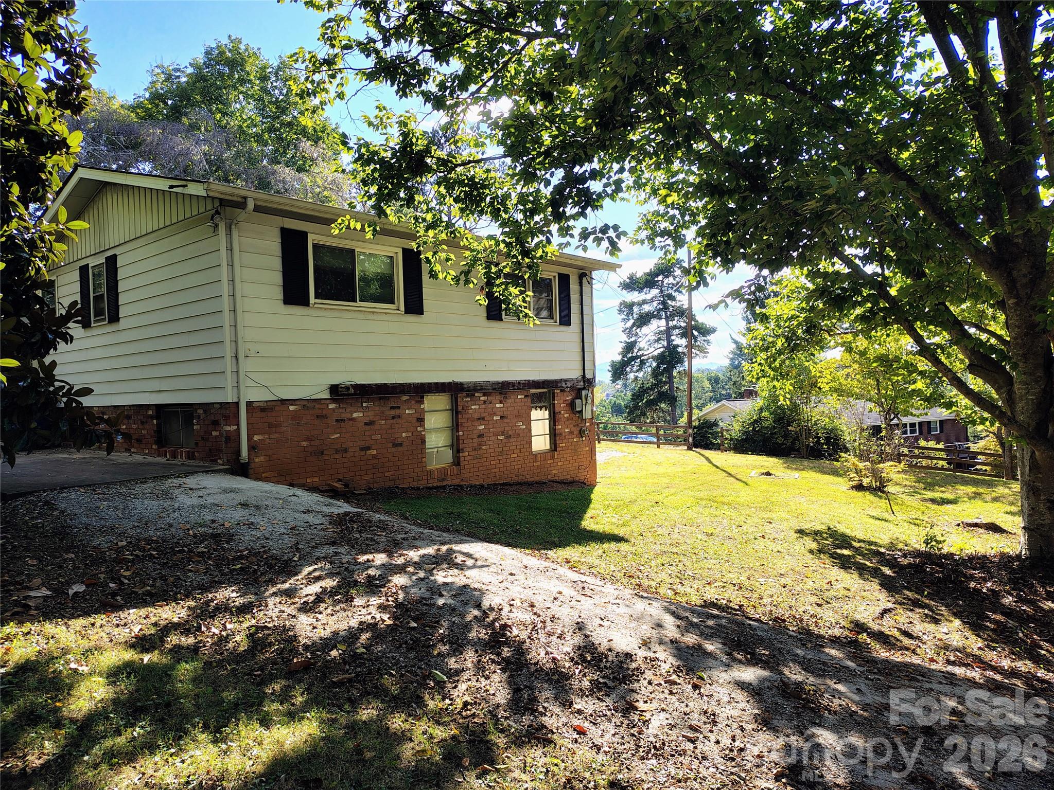 Back of property - 69 Alexander Road, Weaverville