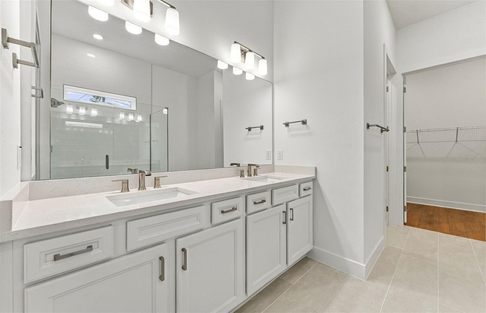 Owner's Bath w/Dual Sinks - 11320 CLAY AVE, PARRISH