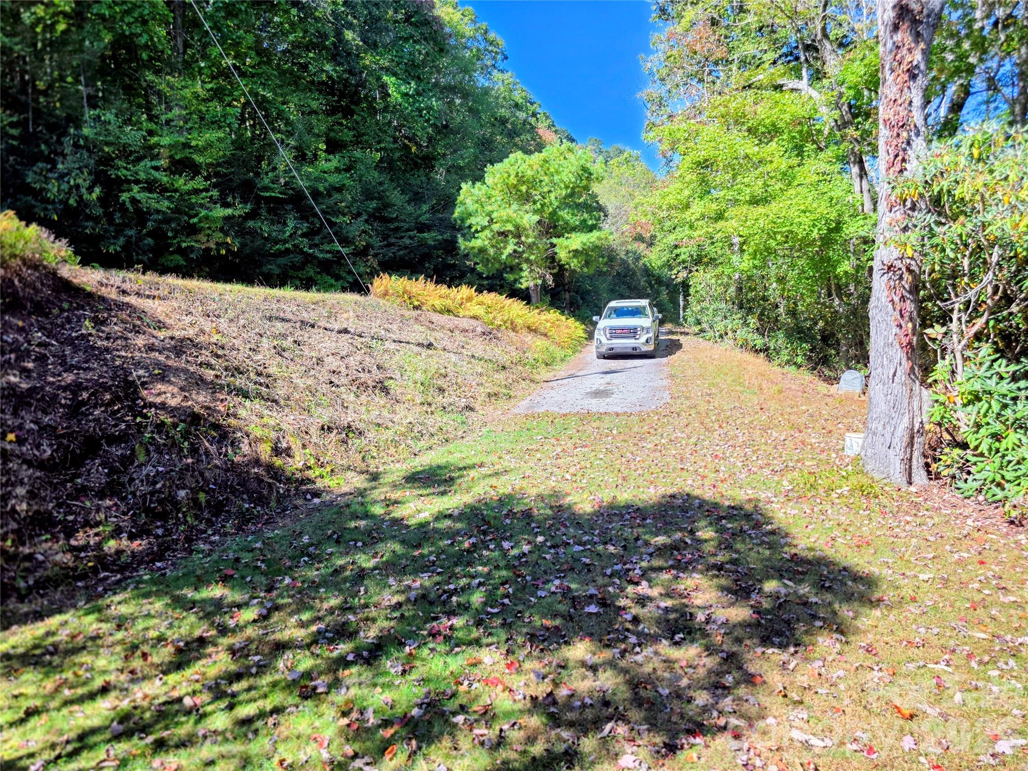 View of the driveway from the front of the home - 105 Poplar Ridge Lane, Burnsville