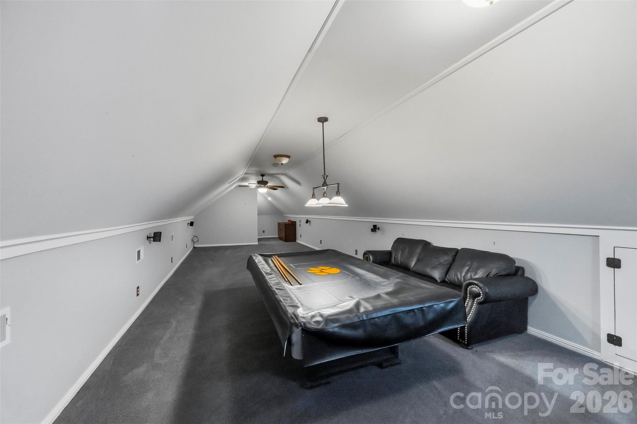 Upper level bonus room--pool table will remain! - 185 Appian Way, Shelby