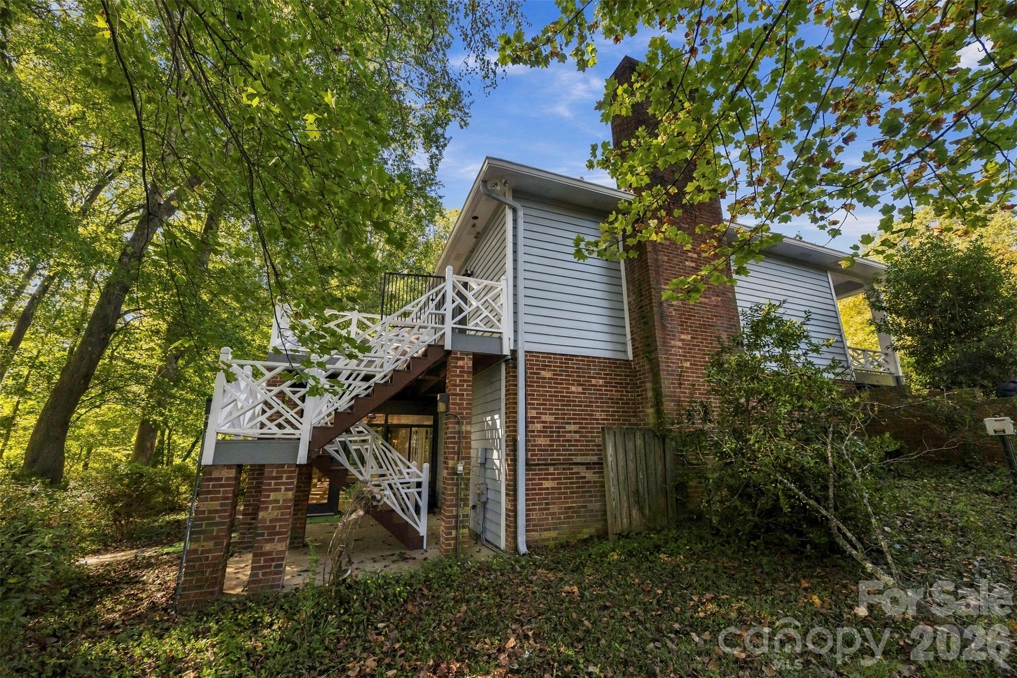 Deck can be accessed from the lower level--such thoughtful and functional design! - 185 Appian Way, Shelby