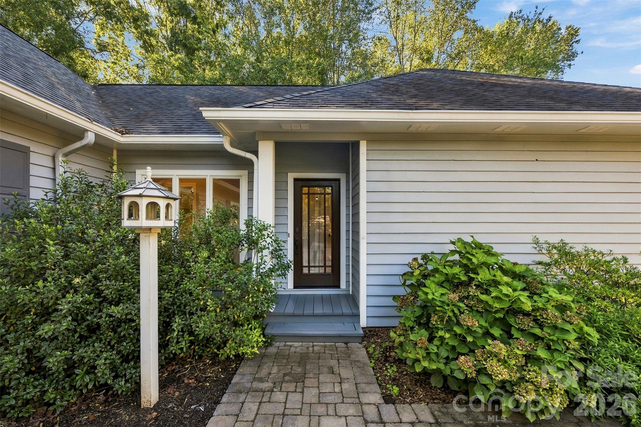 Covered side door entrance has been freshly painted! - 185 Appian Way, Shelby