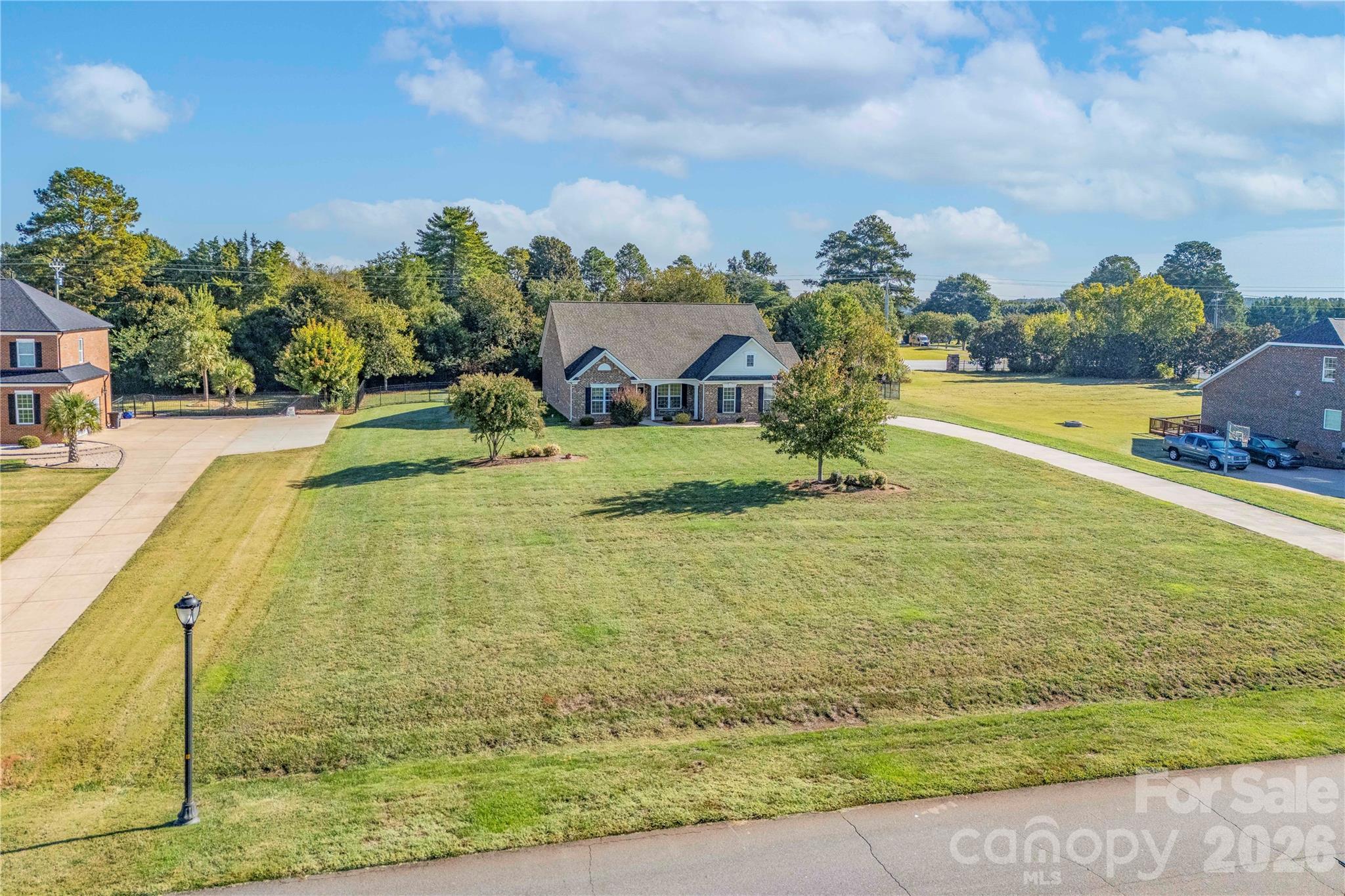 This home is nestled on nearly an acre of land - 2117 Belle Regal Circle, Rock Hill