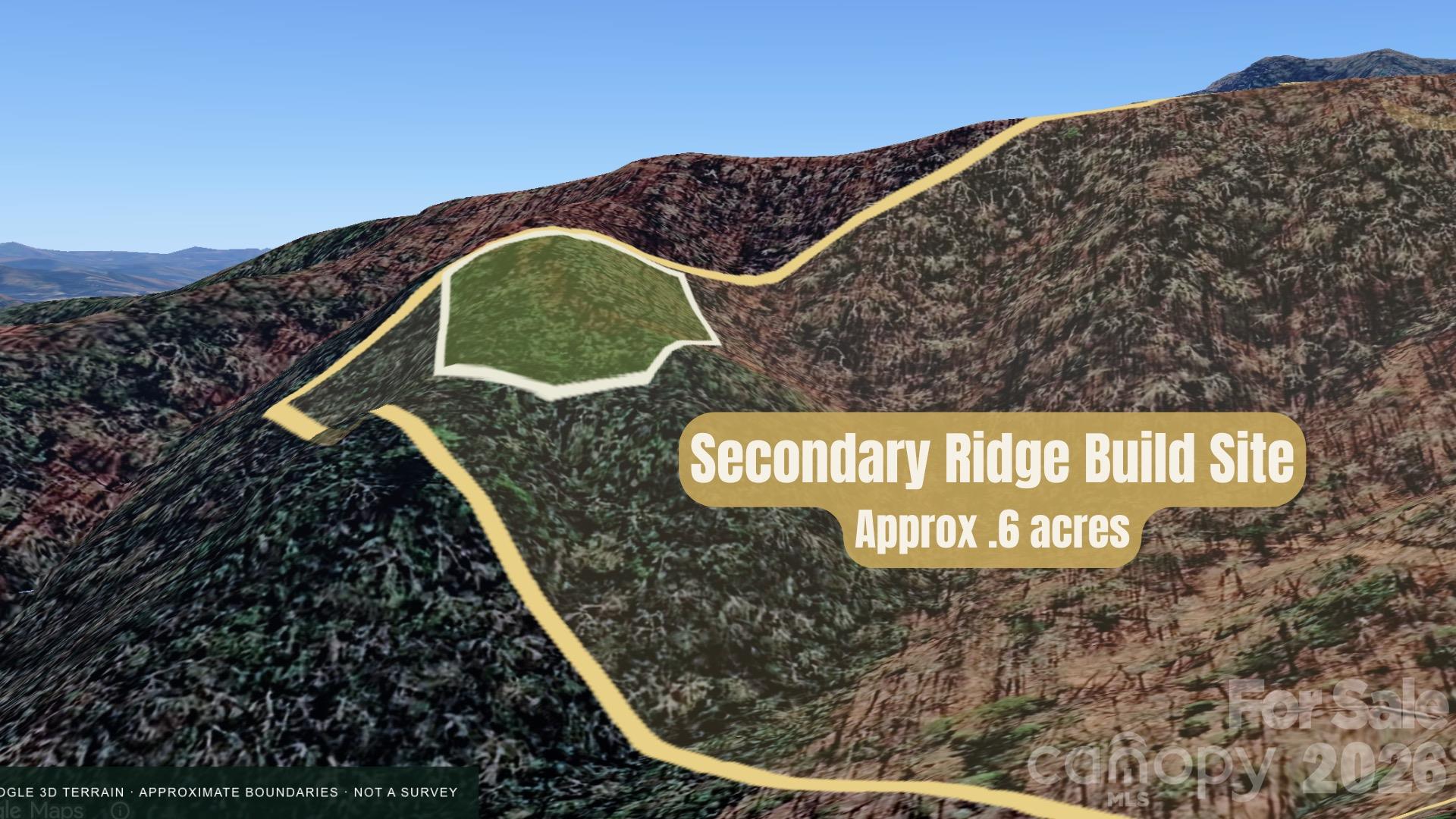 Secondary Ridge Location Google Earth 3d - 0 Wiggins Creek Road, Bryson City