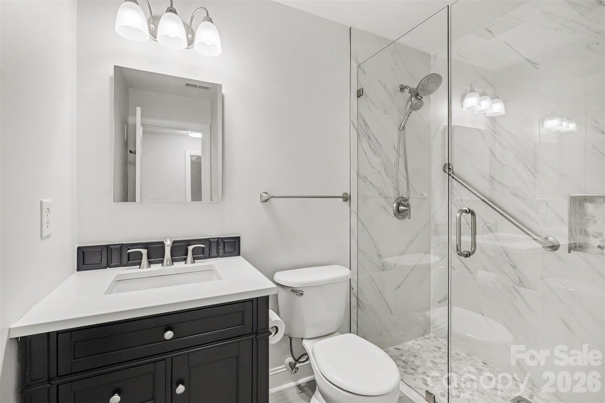 Fully updated hall bathroom - 1006 Triple Crown Drive, Indian Trail